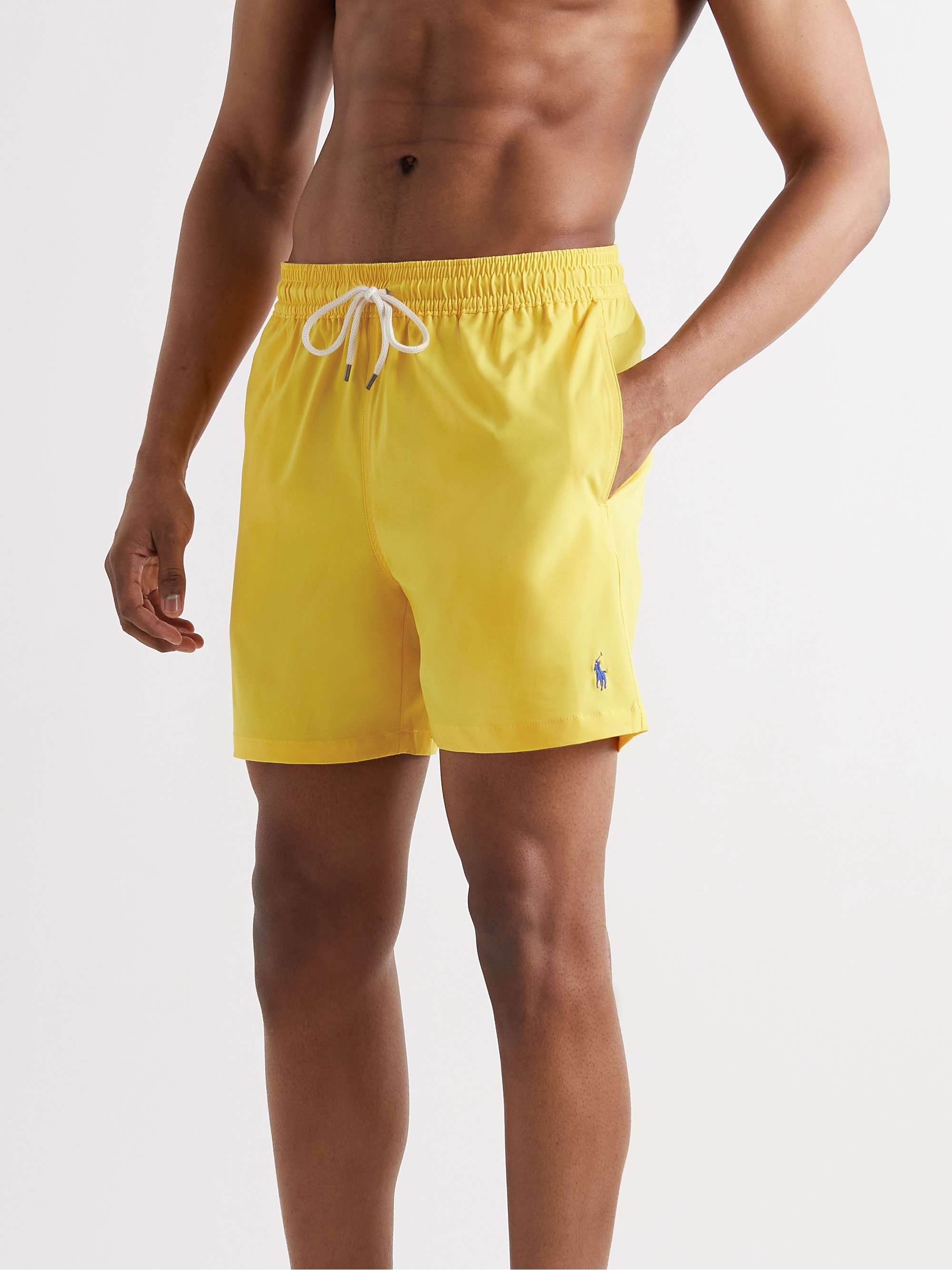POLO RALPH LAUREN Traveler Mid-Length Recycled Swim Shorts