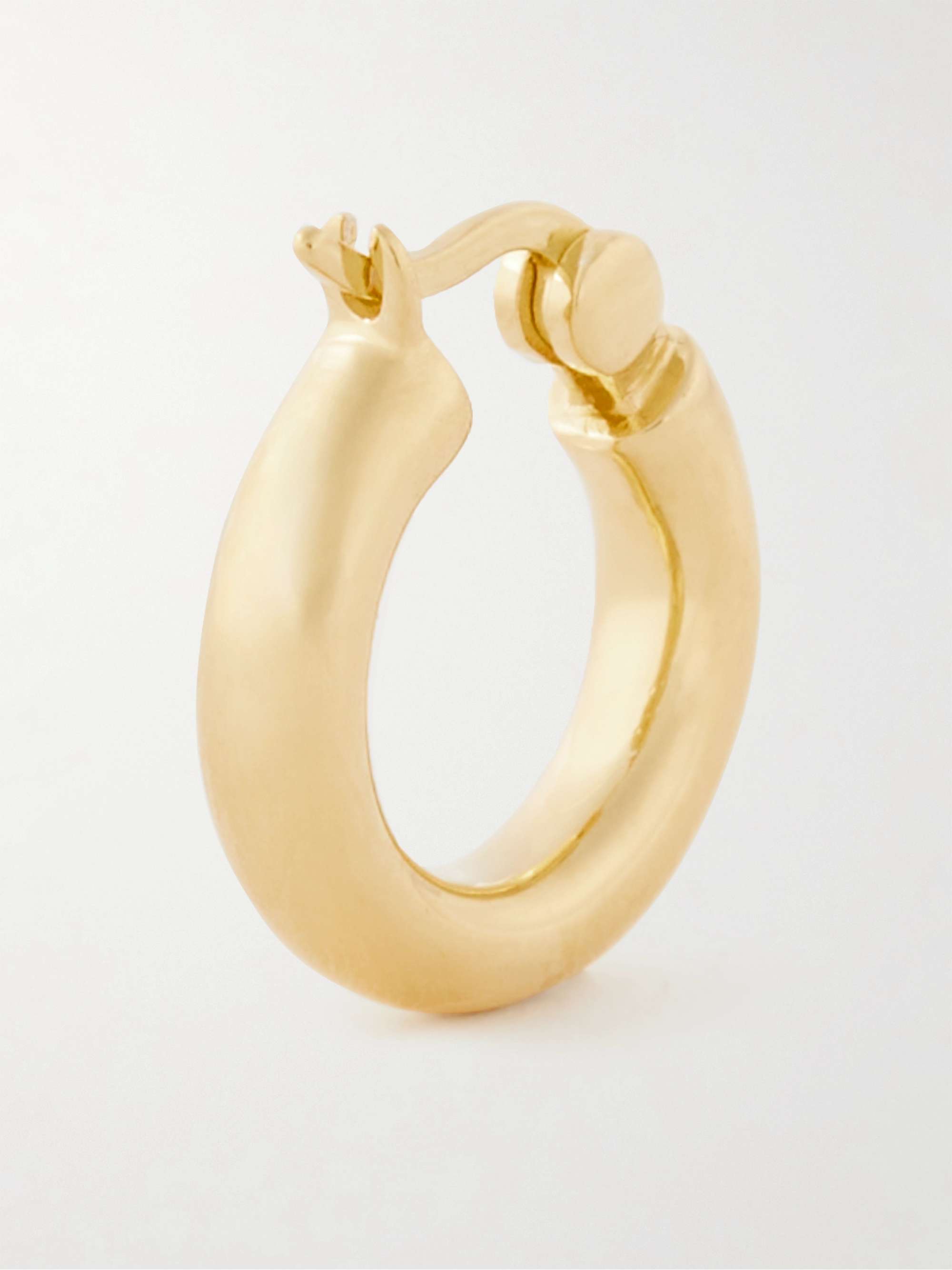 TOM WOOD Gold-Plated Hoop Earrings