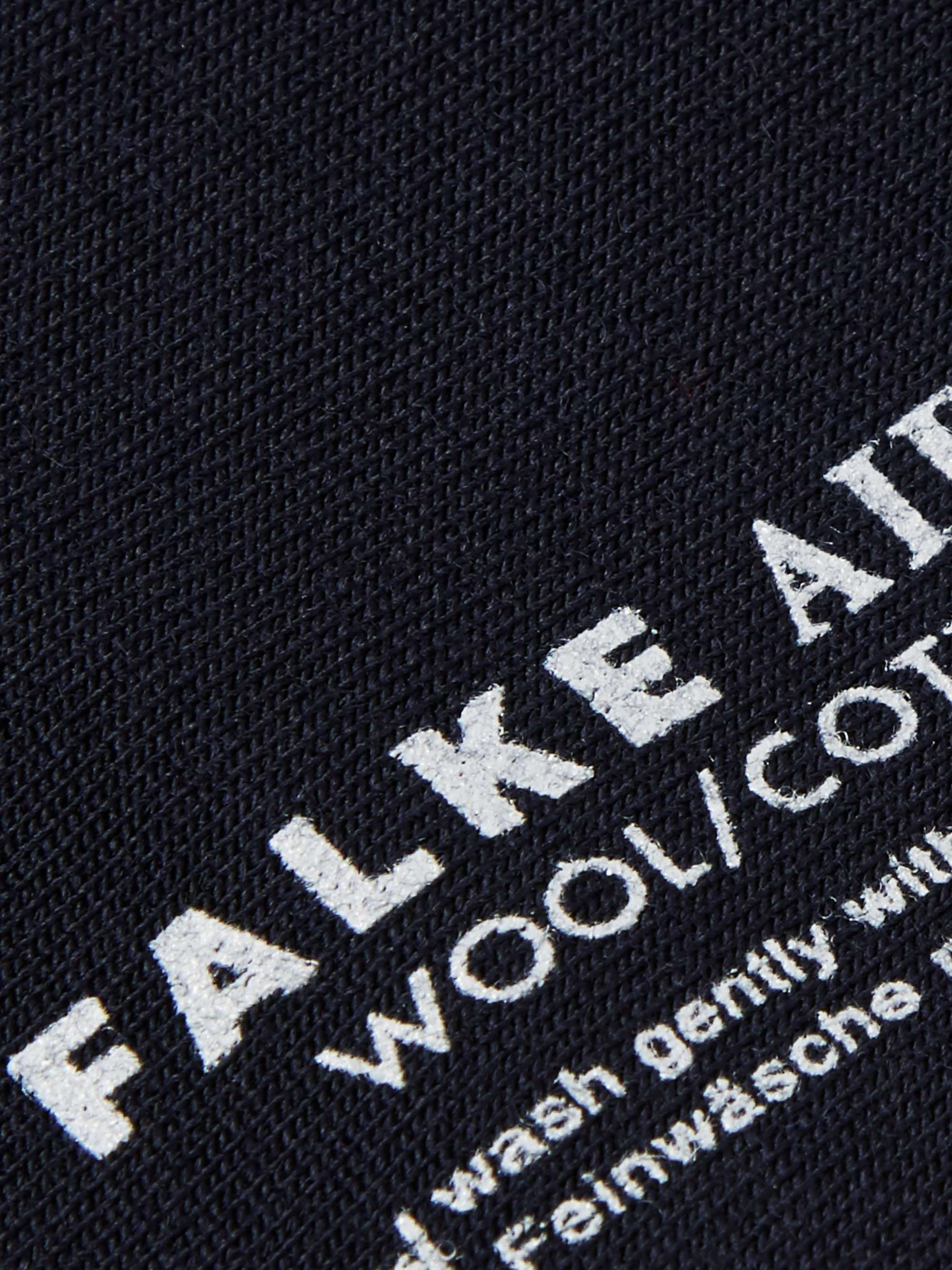 FALKE Three-Pack Airport Stretch Wool-Blend Socks
