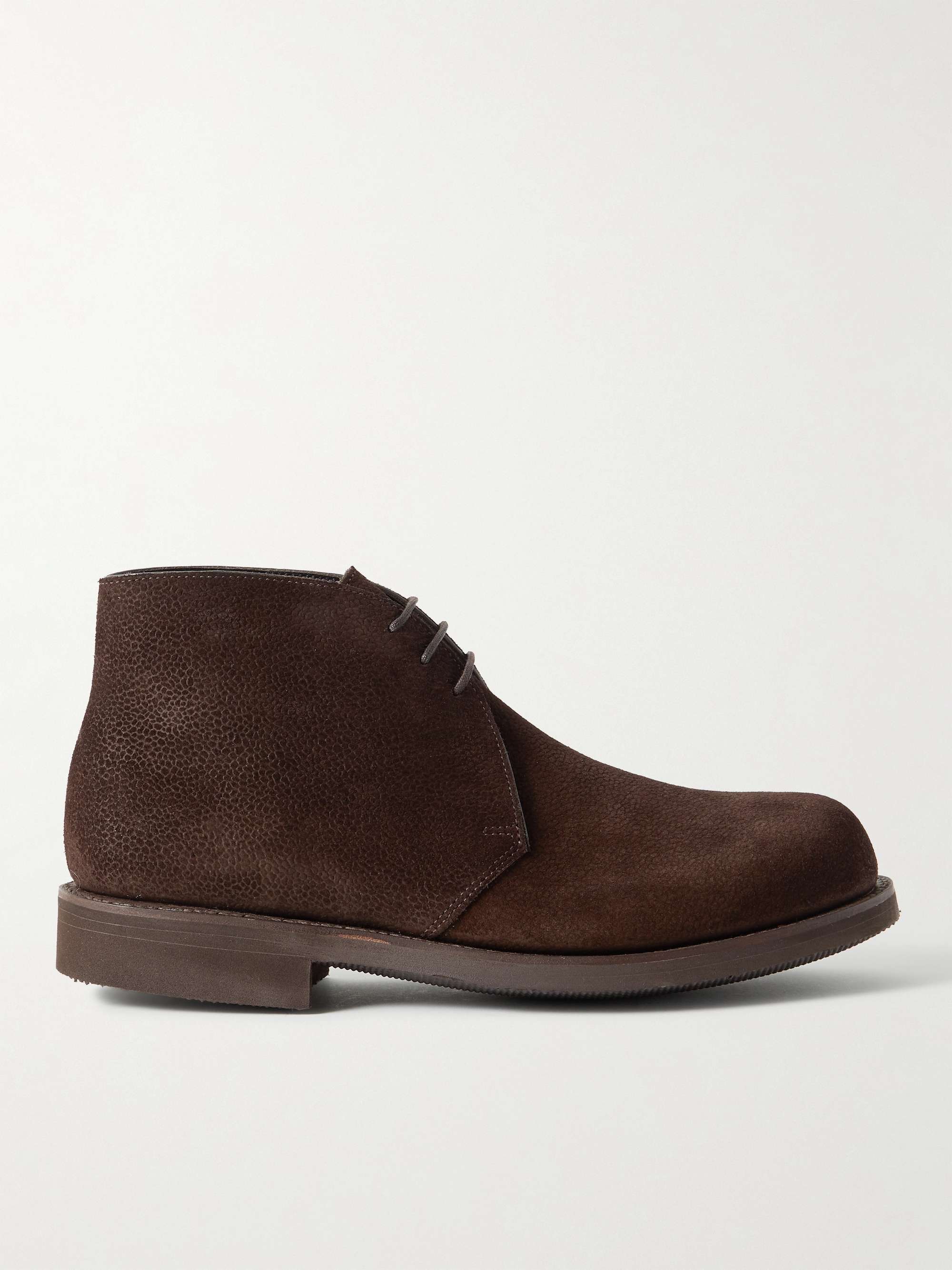 GEORGE CLEVERLEY Jacob Full-Grain Suede Chukka Boots