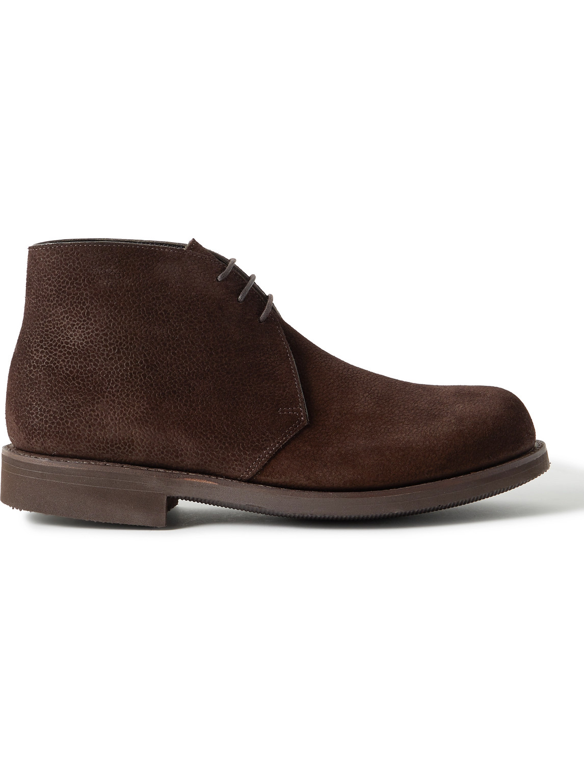 George Cleverley Jacob Full-grain Suede Chukka Boots In Brown