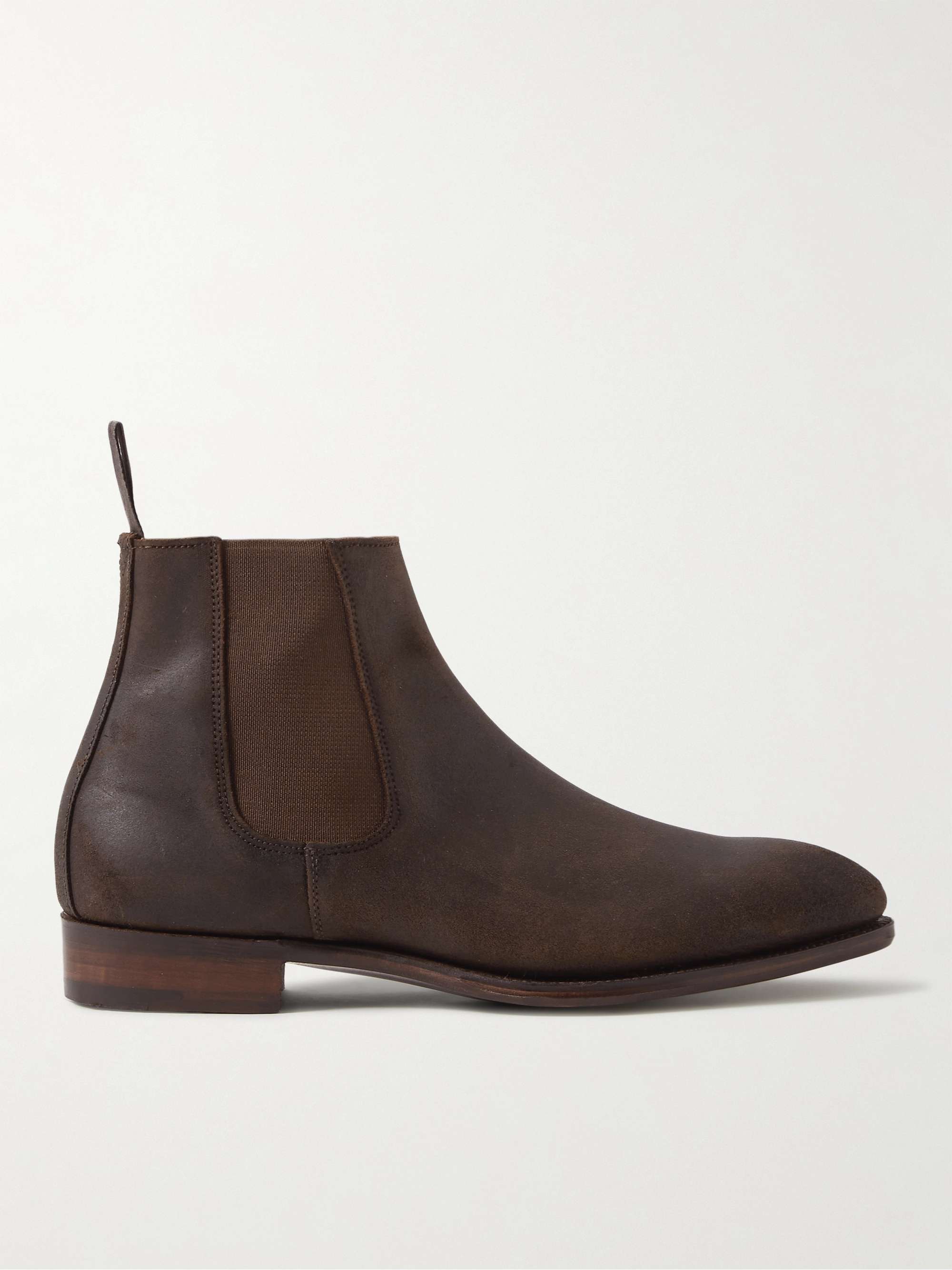 GEORGE CLEVERLEY Jason Roughout Suede Chelsea Boots