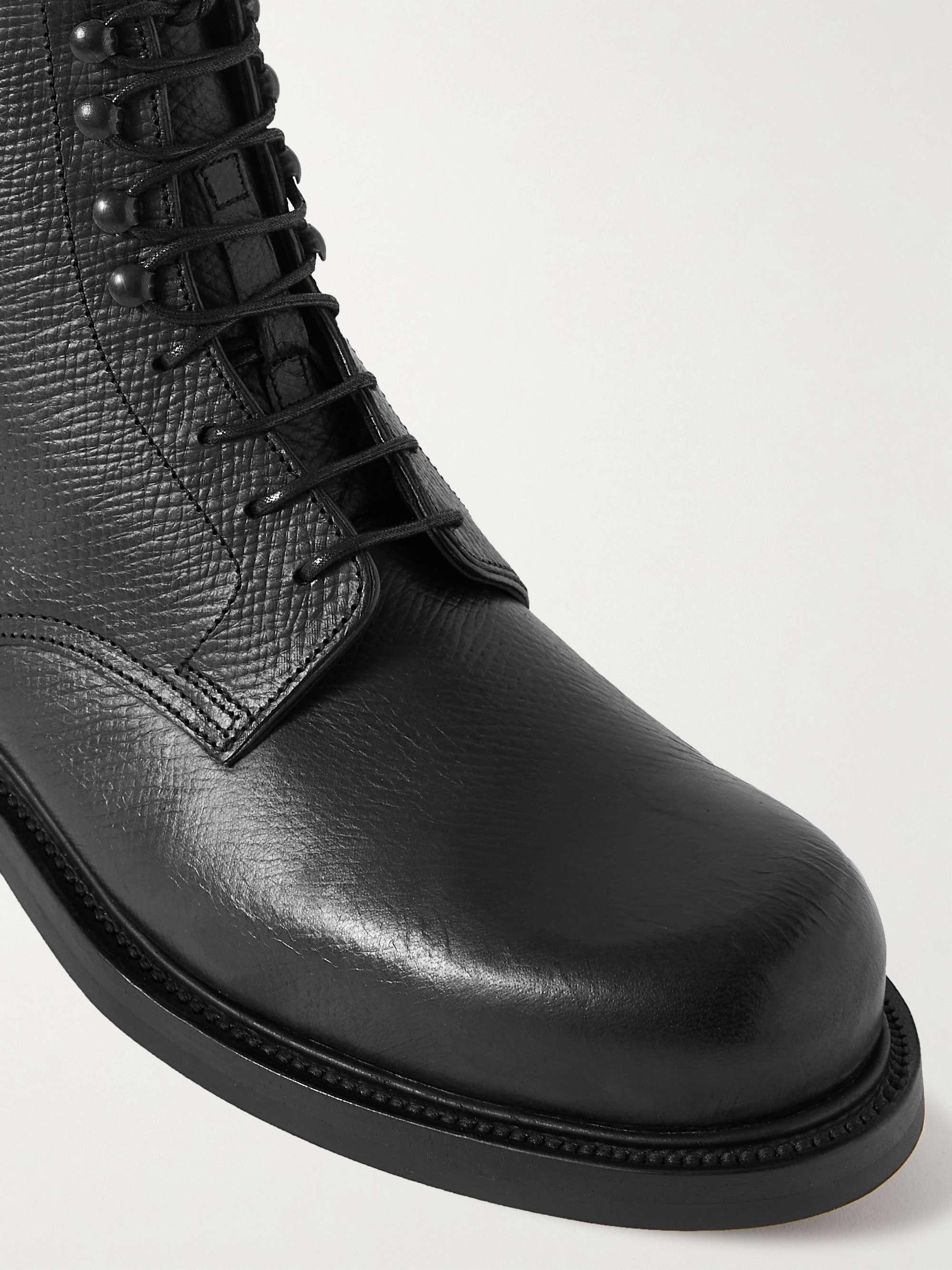 GEORGE CLEVERLEY Taron 2 Full-Grain Leather Derby Boots