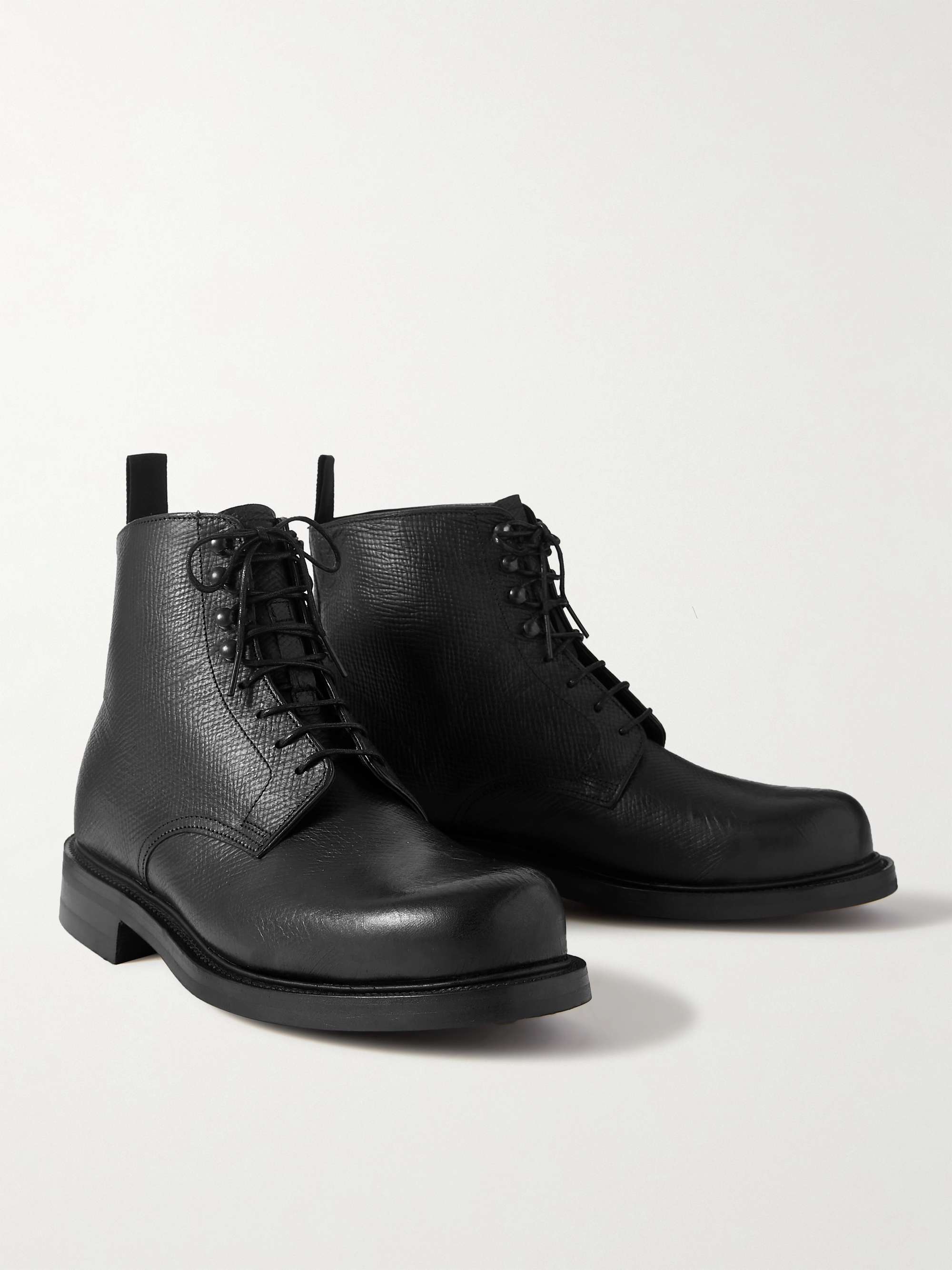 GEORGE CLEVERLEY Taron 2 Full-Grain Leather Derby Boots