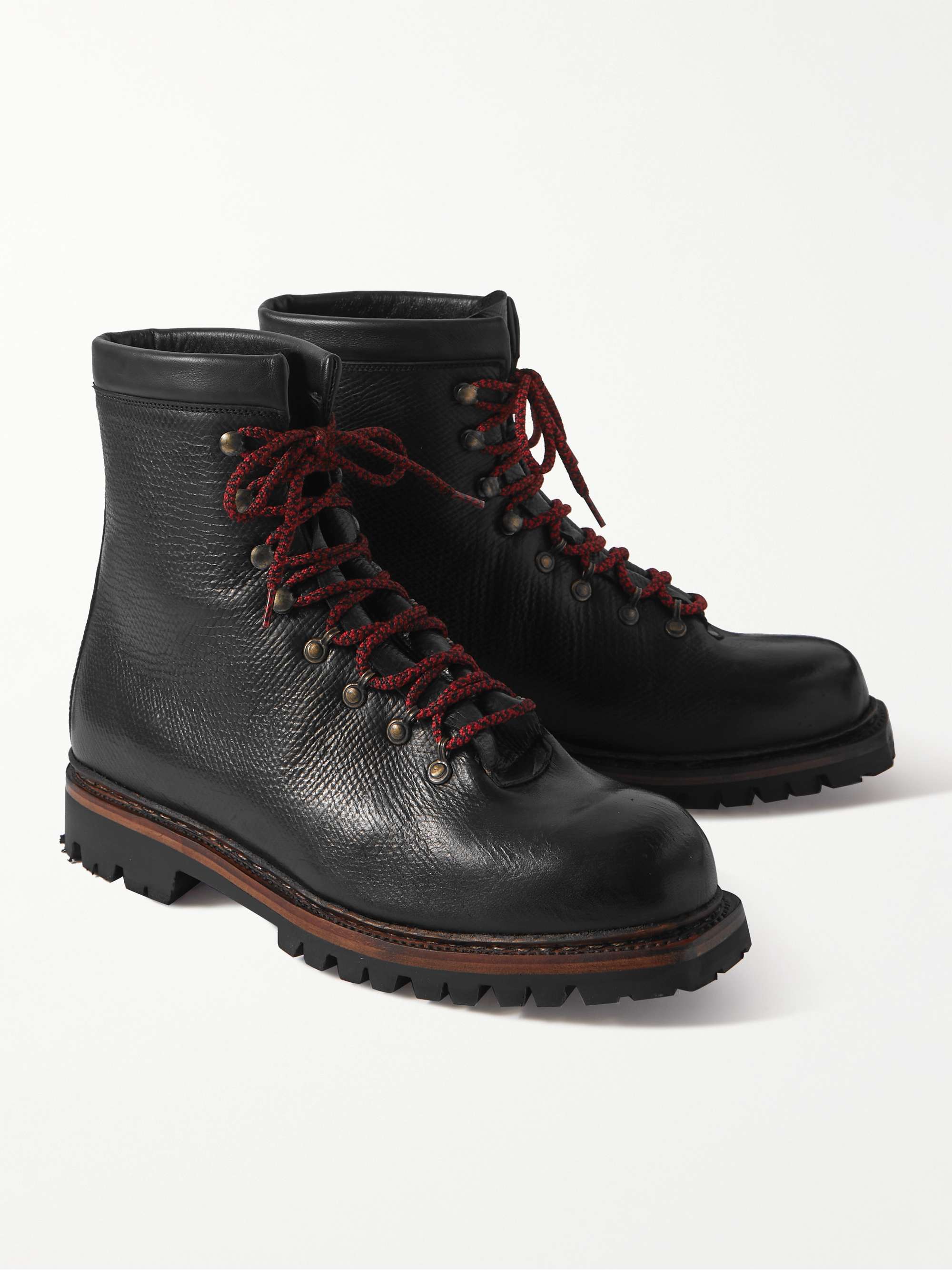 GEORGE CLEVERLEY Full-Grain Leather Boots