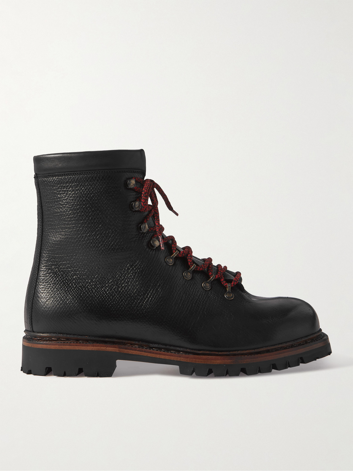 George Cleverley Full-grain Leather Boots In Black