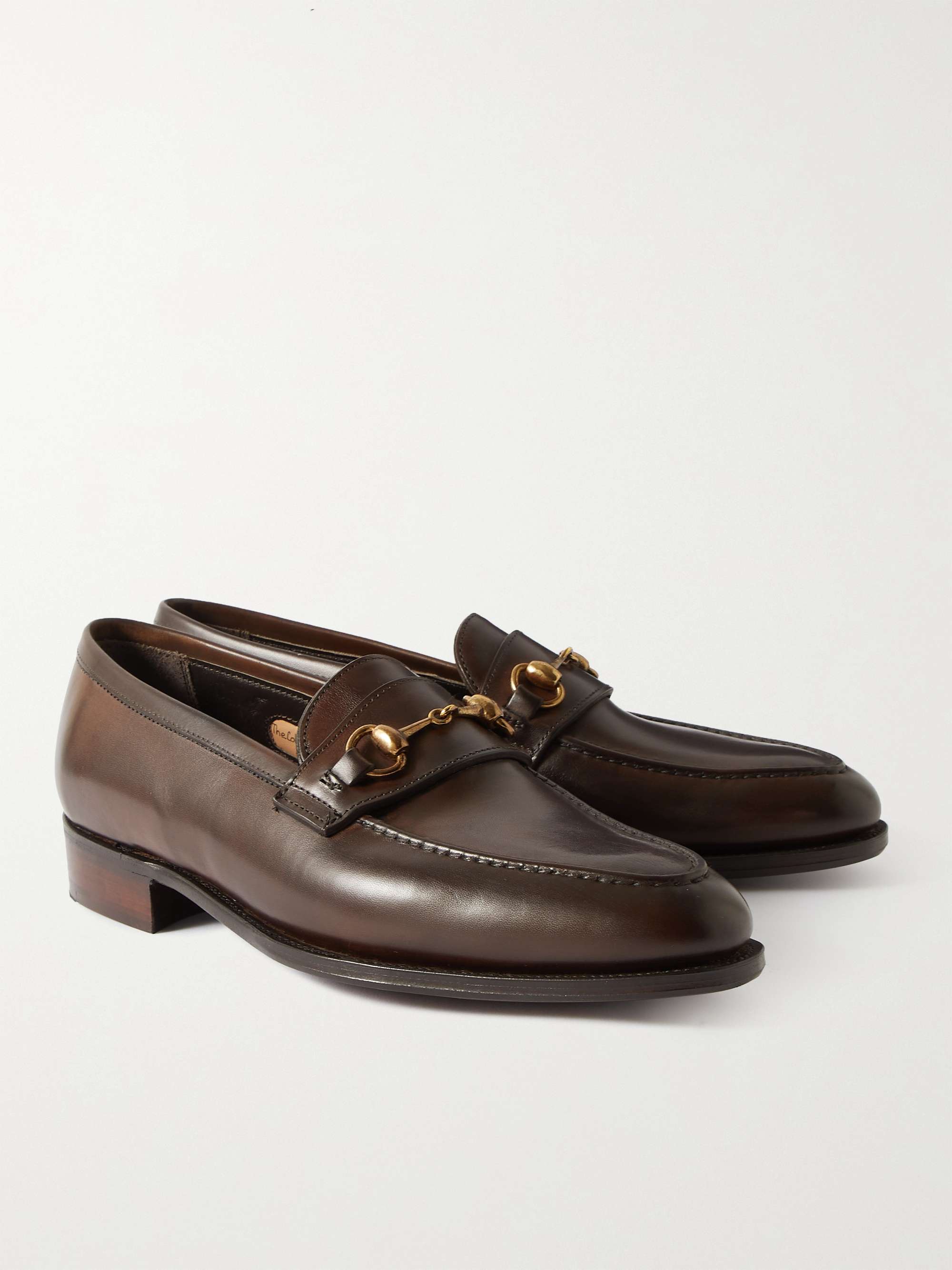 GEORGE CLEVERLEY Colony Horsebit Leather Loafers