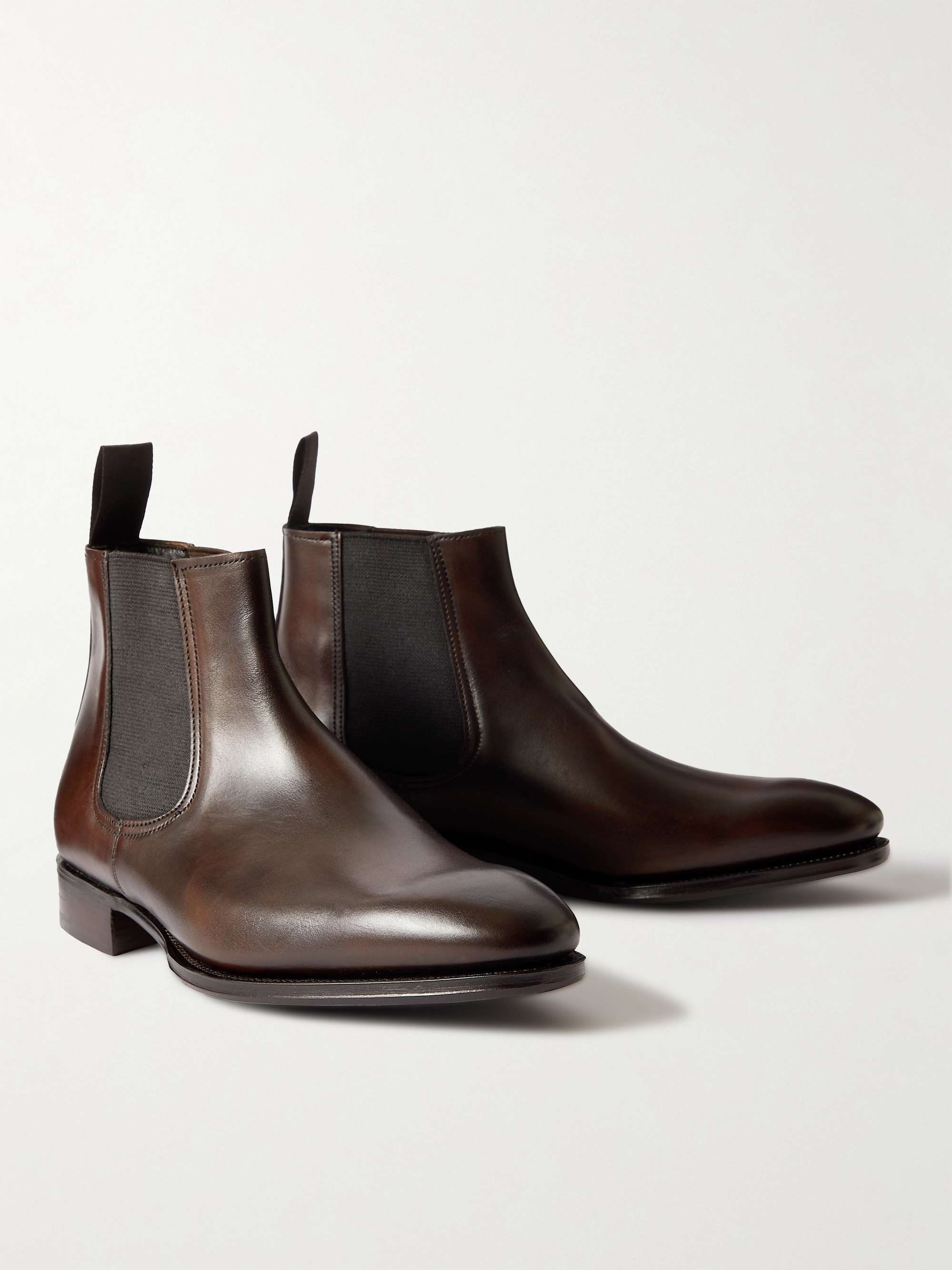 KINGSMAN + George Cleverley Jason Leather Chelsea Boots