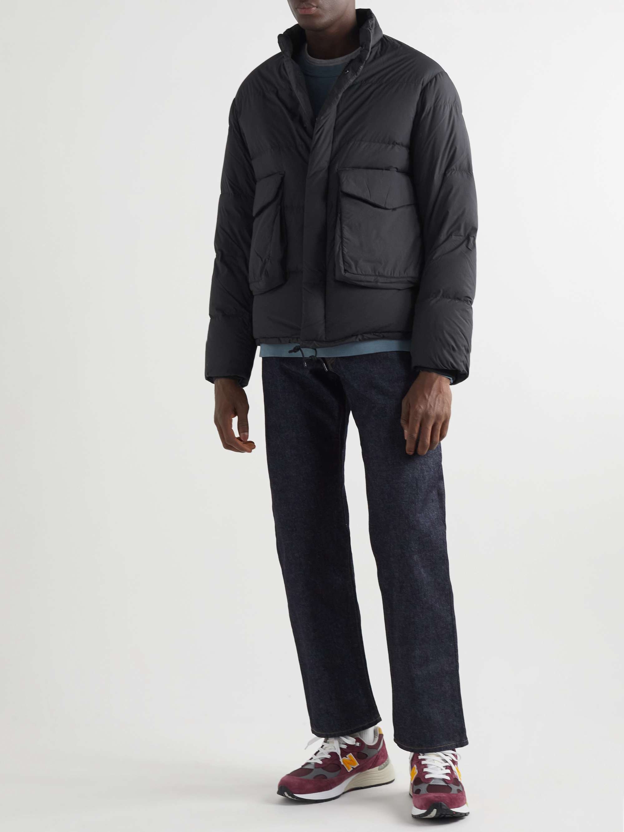 SNOW PEAK Quilted Recycled Nylon-Ripstop Down Jacket