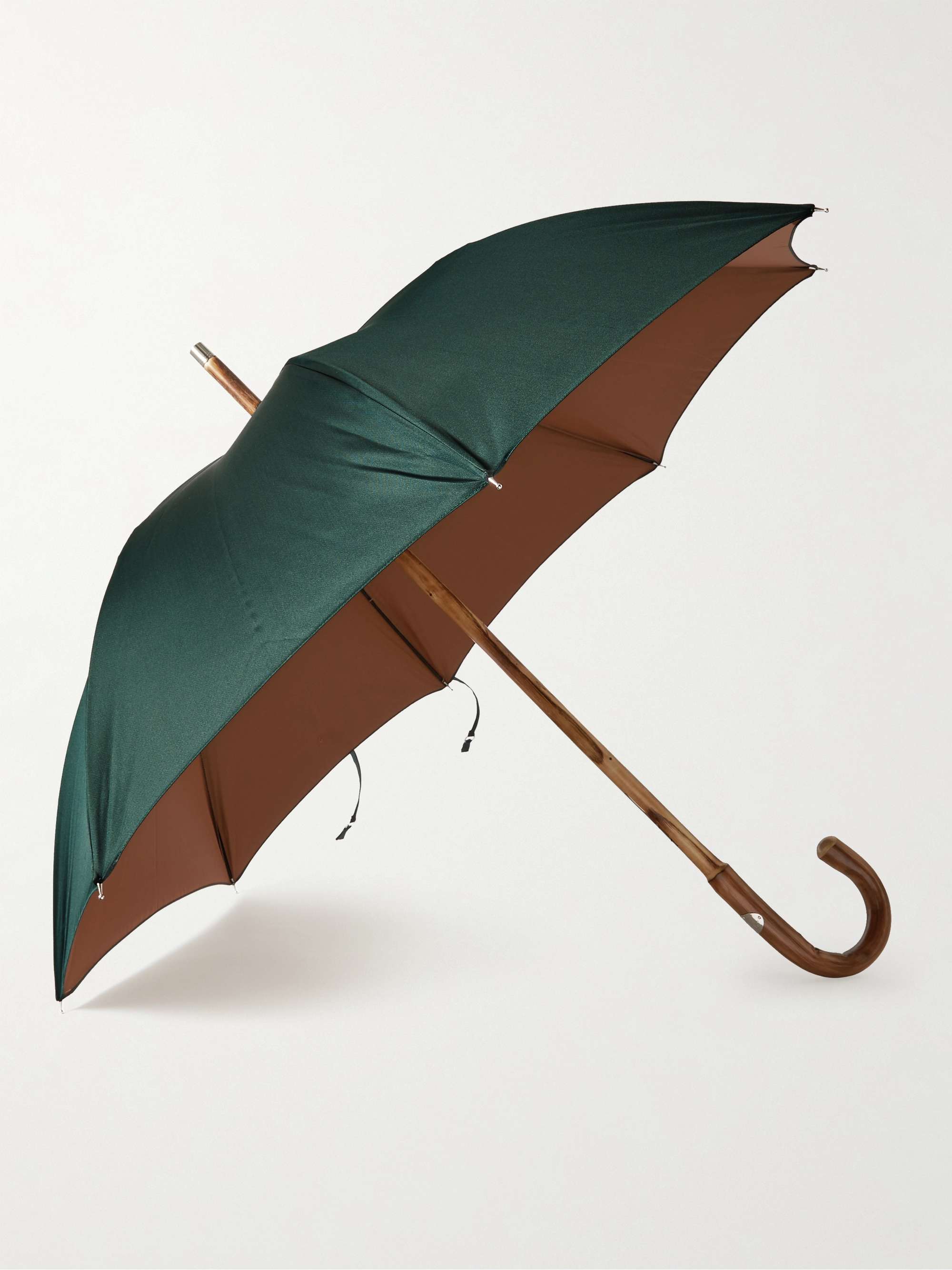 FRANCESCO MAGLIA Chestnut Wood-Handle Umbrella