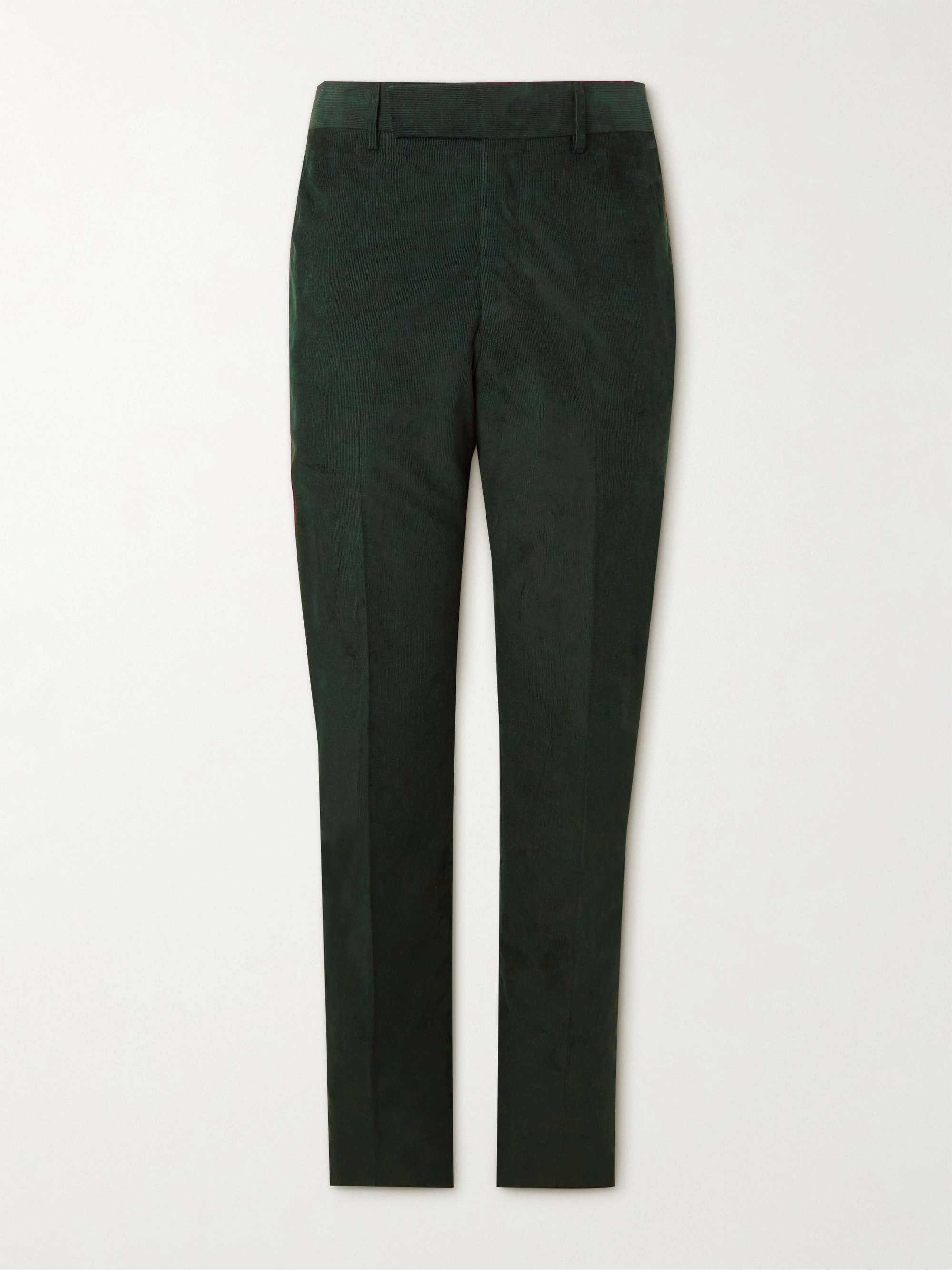 GABRIELA HEARST Ernest Straight-Leg Cotton-Corduroy Suit Trousers