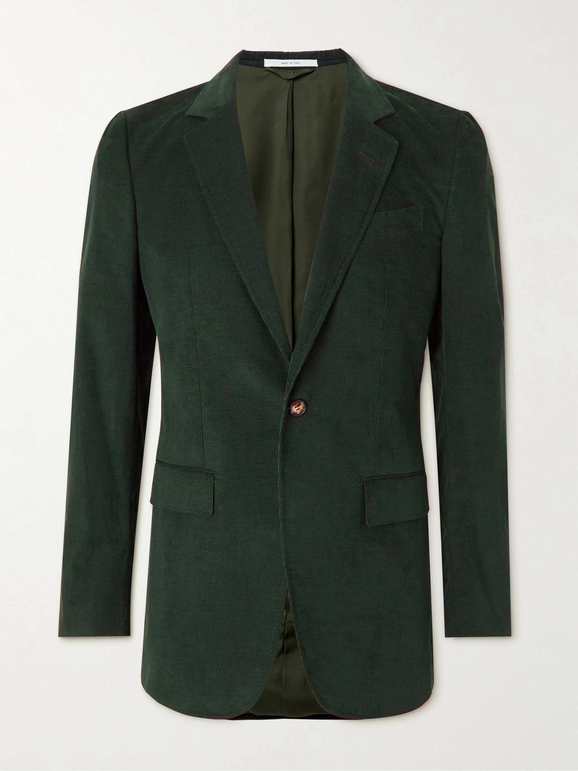 GABRIELA HEARST Damien Cotton-Corduroy Suit Jacket