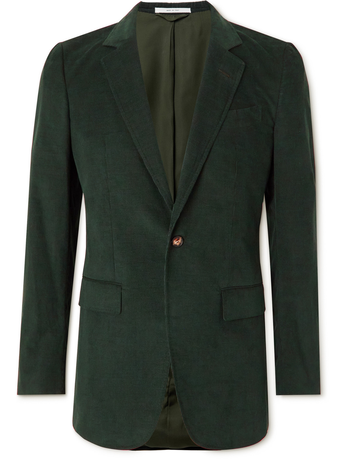 Gabriela Hearst Damien Cotton-Corduroy Suit Jacket