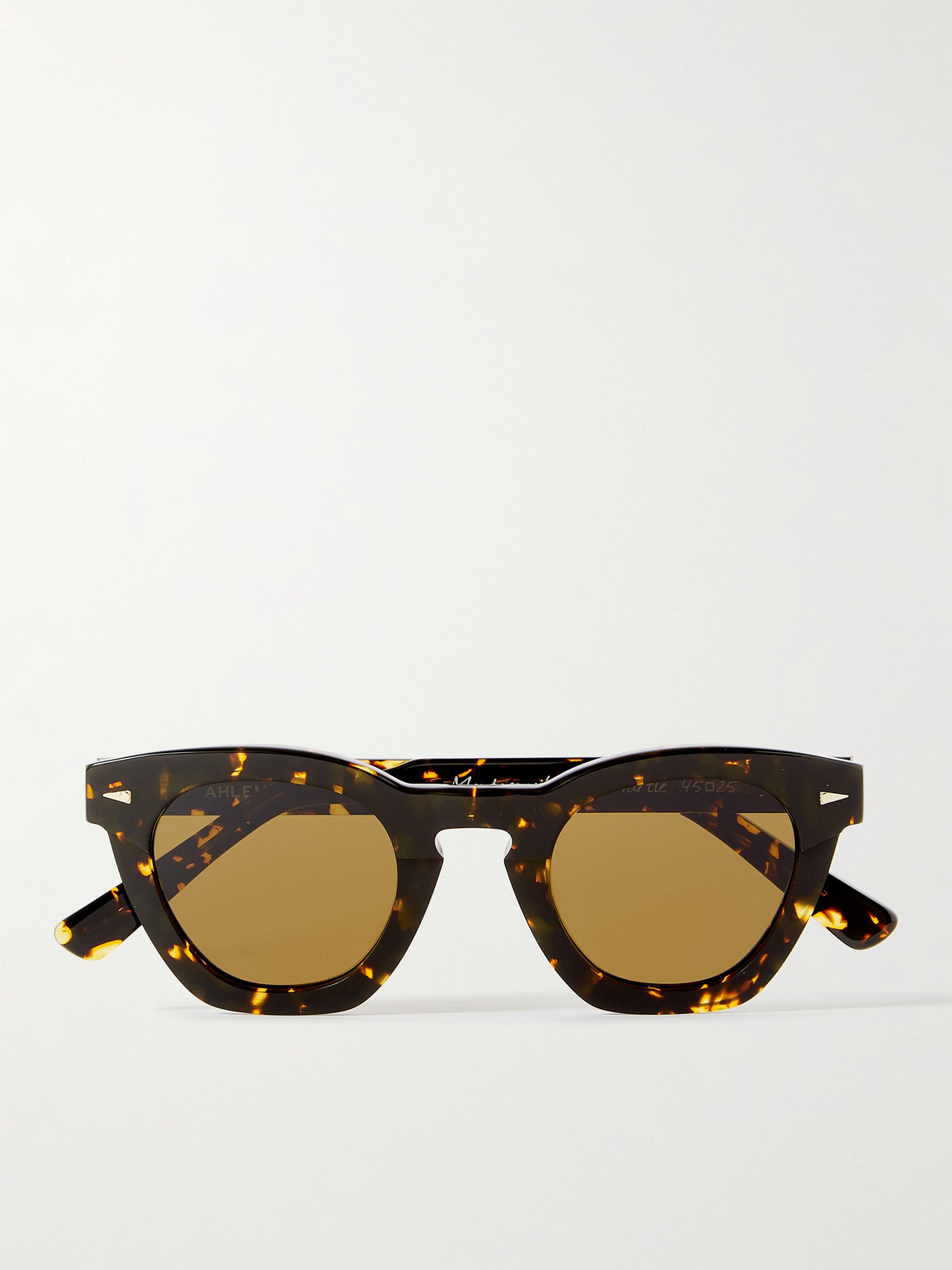Ahlem Montorgueil Round-frame Tortoiseshell Acetate Sunglasses In Yellow