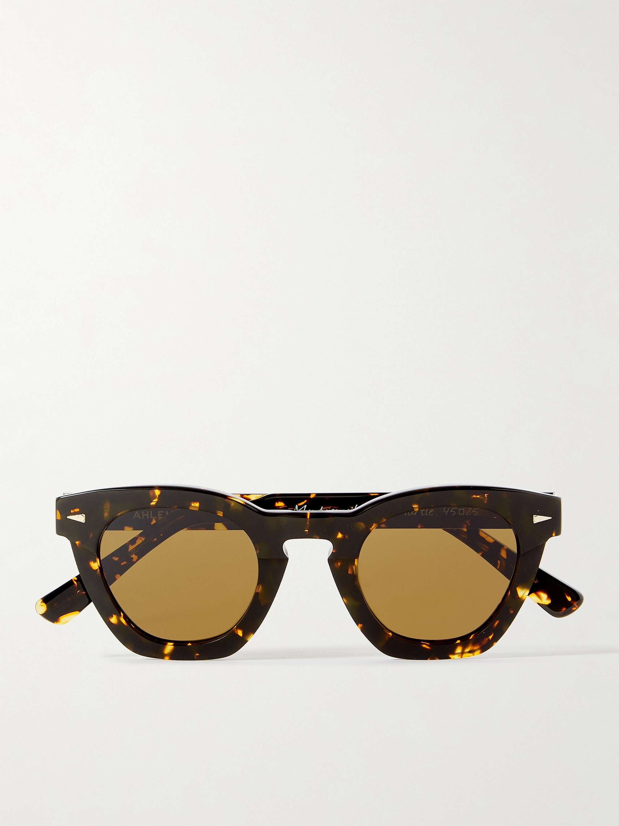AHLEM Montorgueil Round-Frame Tortoiseshell Acetate Sunglasses