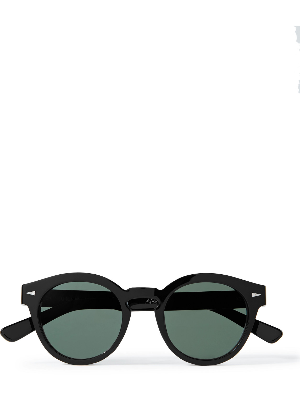 Ahlem Abbesses Round-frame Acetate Sunglasses In Black