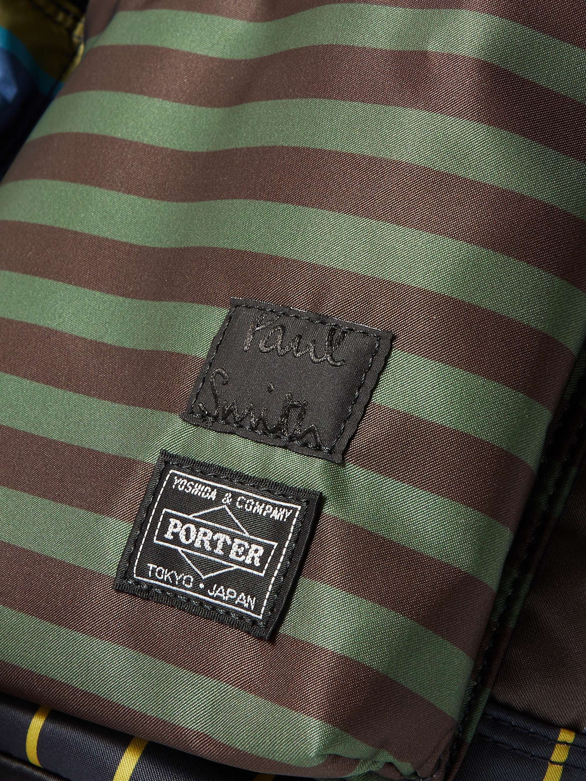 + Porter-Yoshida & Co Striped Nylon Backpack