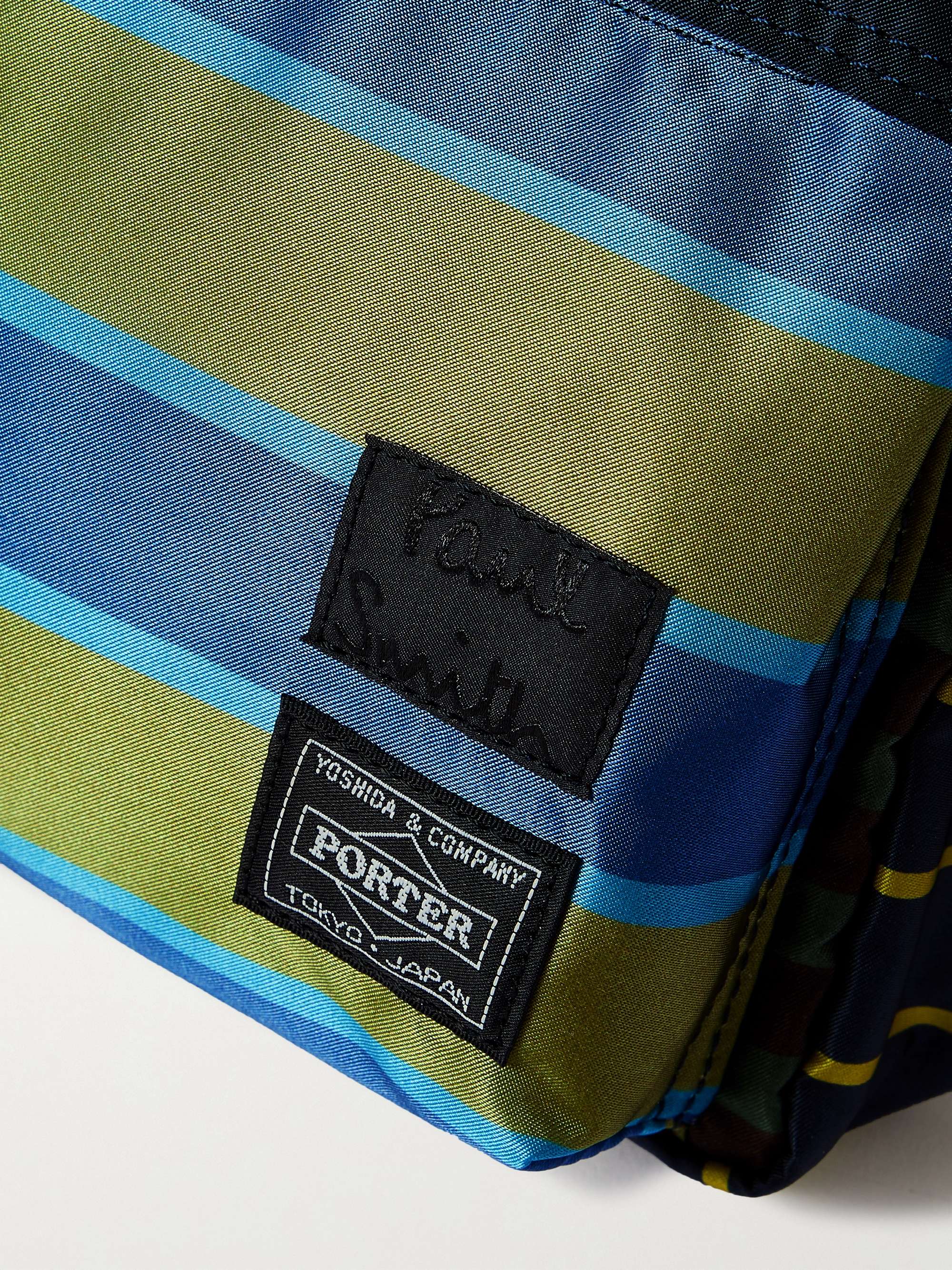 PAUL SMITH + Porter-Yoshida & Co Striped Nylon Messenger Bag