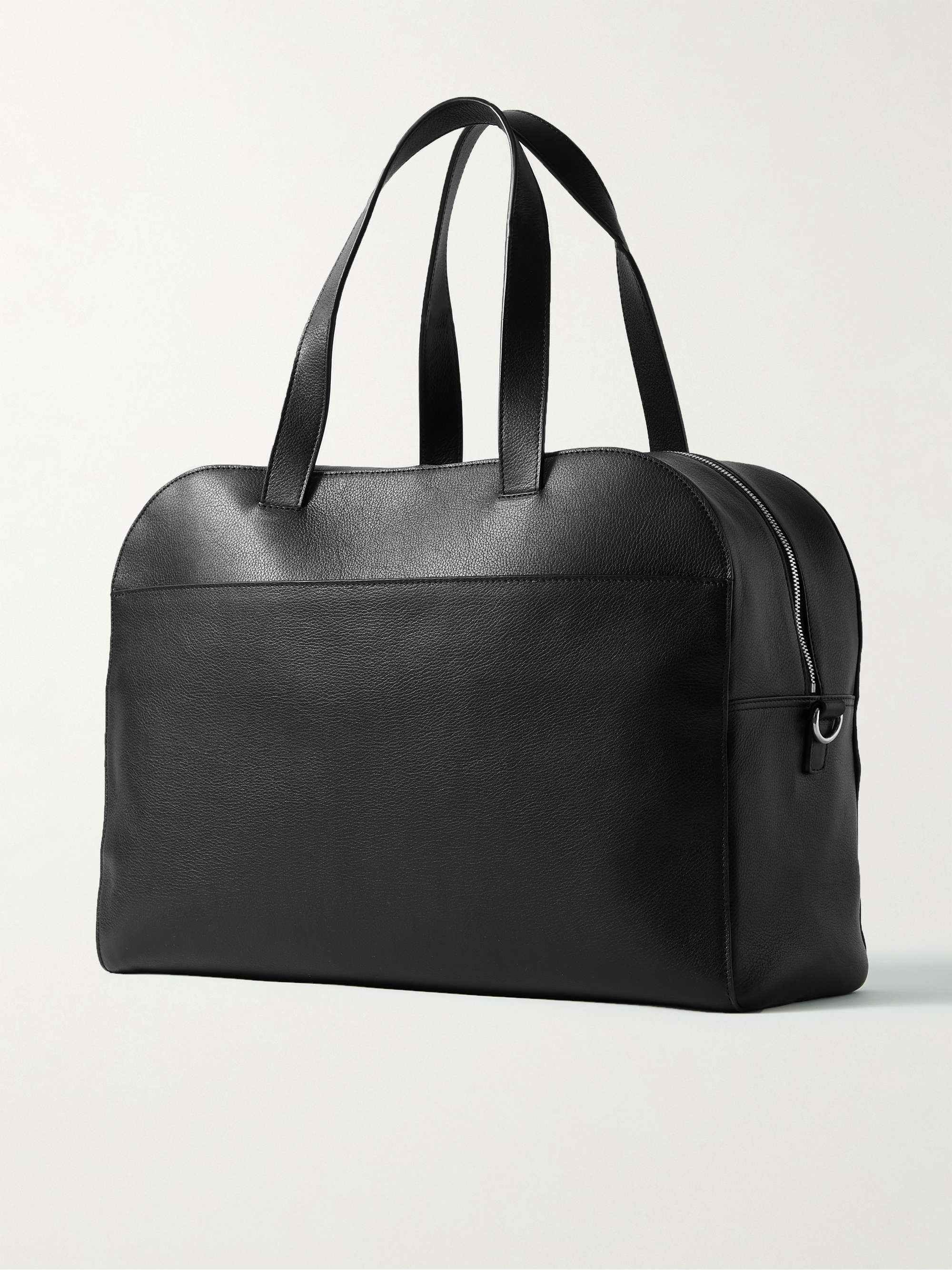 A.P.C. Full-Grain Leather Weekend Bag