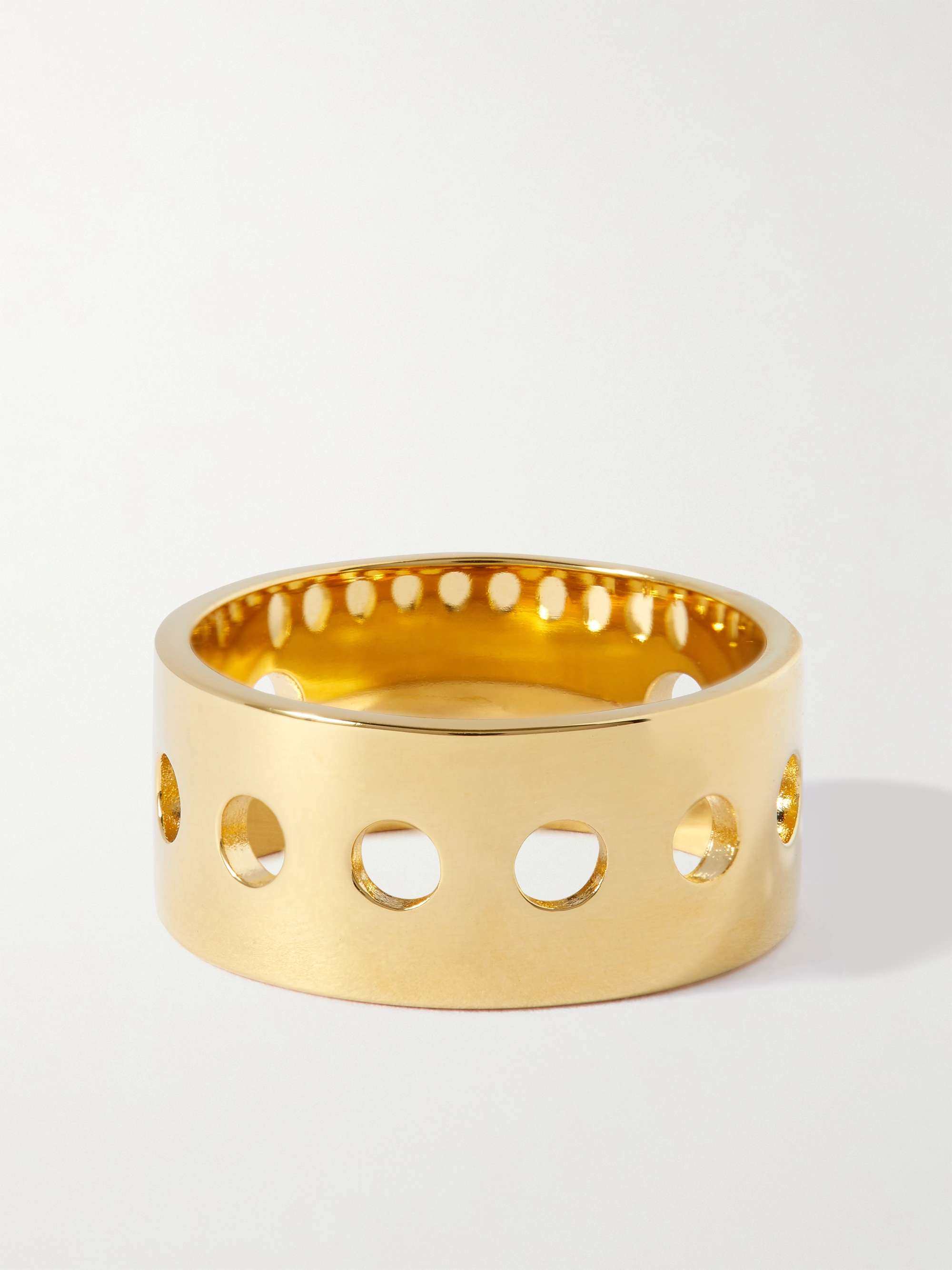 A.P.C. Concert Logo-Engraved Gold-Tone Ring
