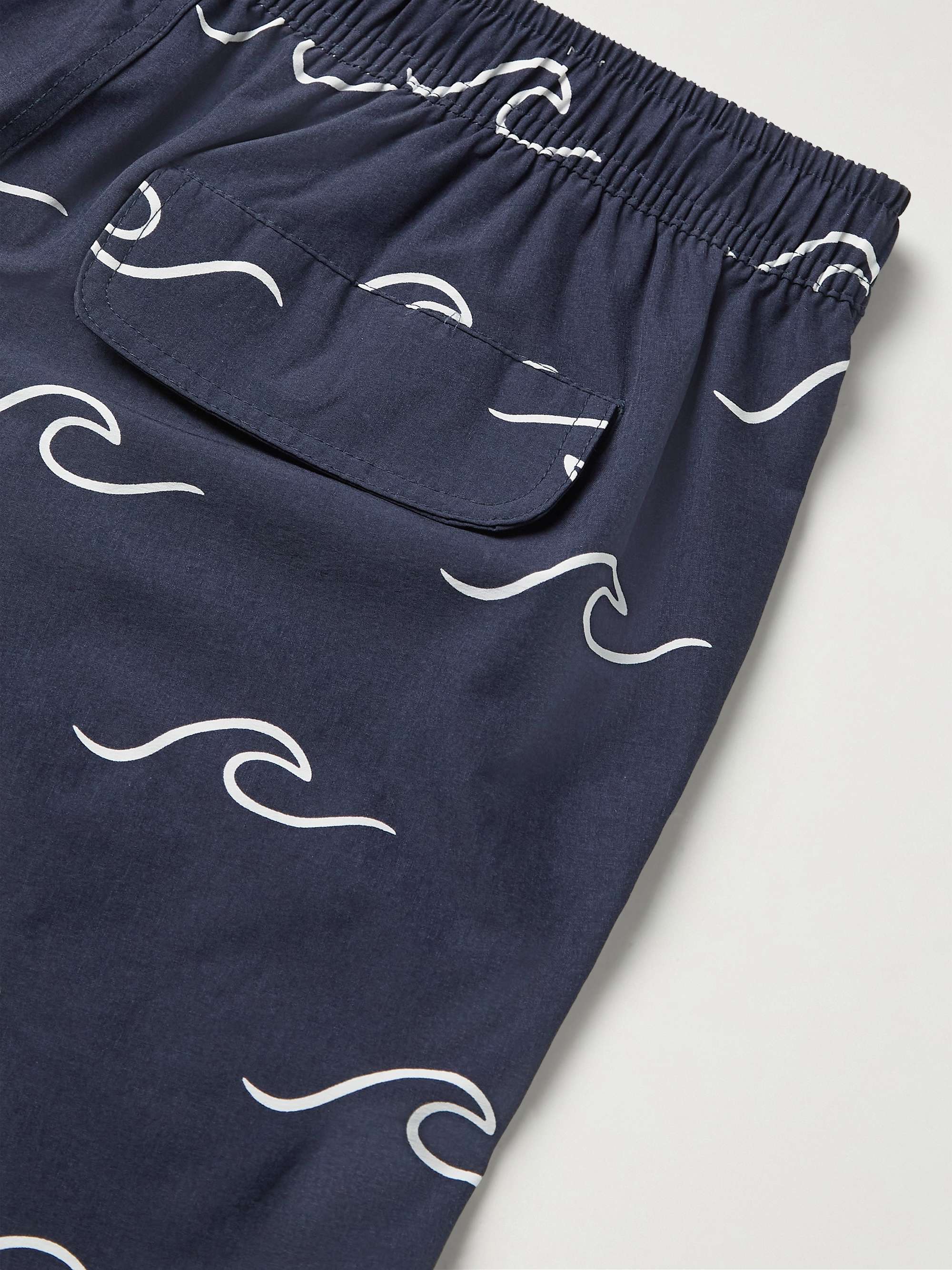 ONIA Calder Mid-Length Printed Swim Shorts