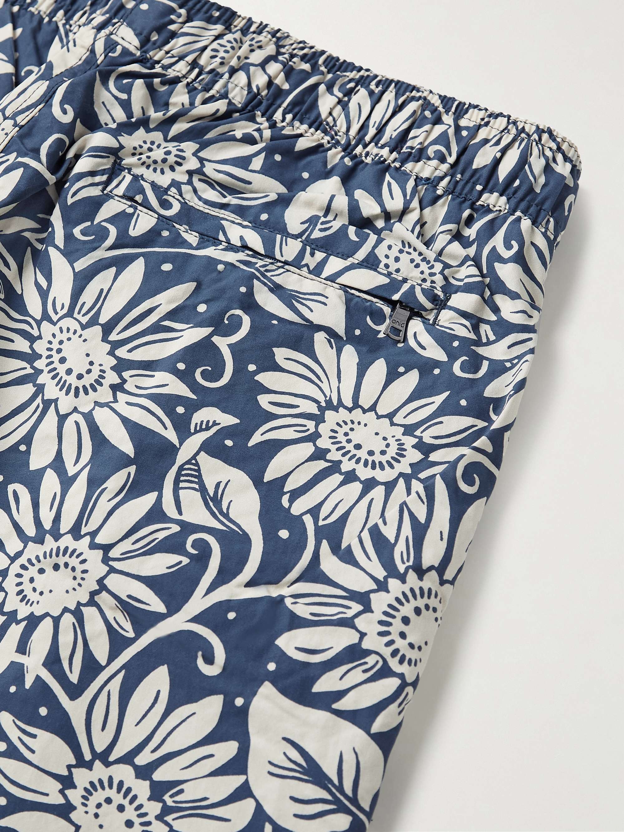 ONIA Charles Mid-Length Floral-Print Swim Shorts