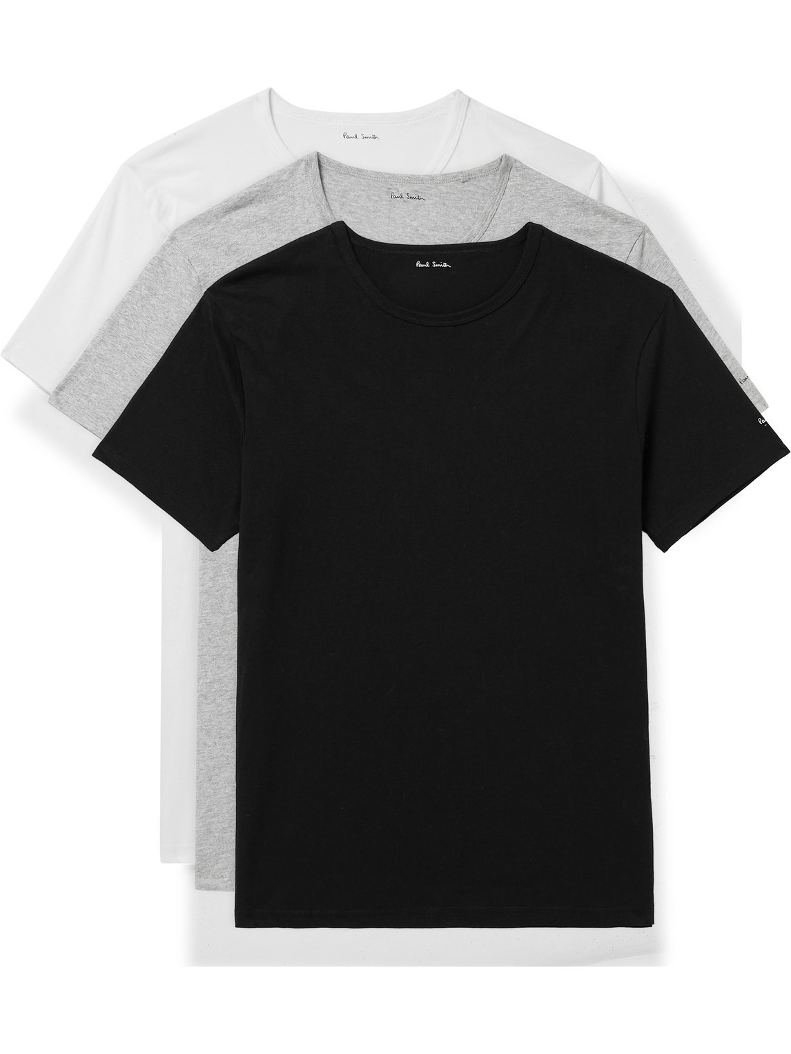 Paul Smith Three-Pack Cotton-Jersey T-Shirts