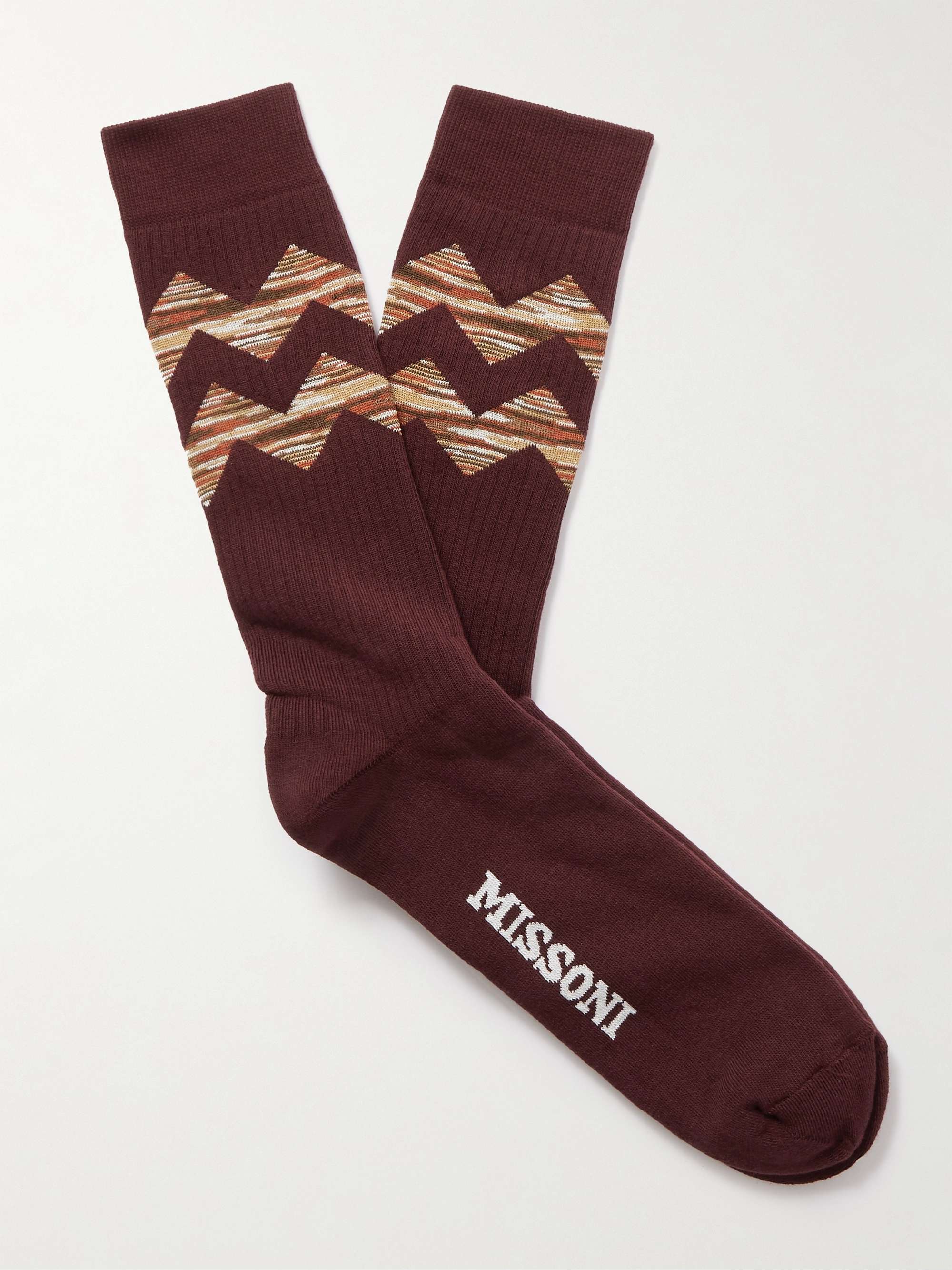 MISSONI Cotton-Blend Socks