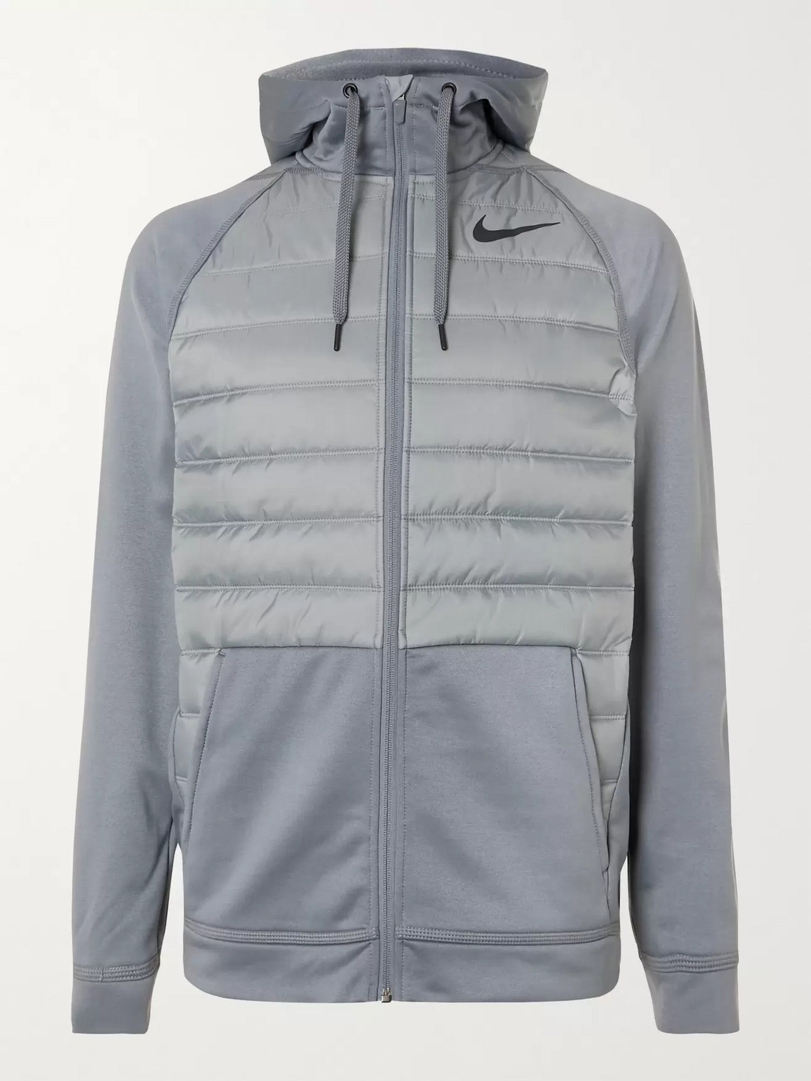 NIKE PANELLED QUILTED SHELL AND THERMA JACKET