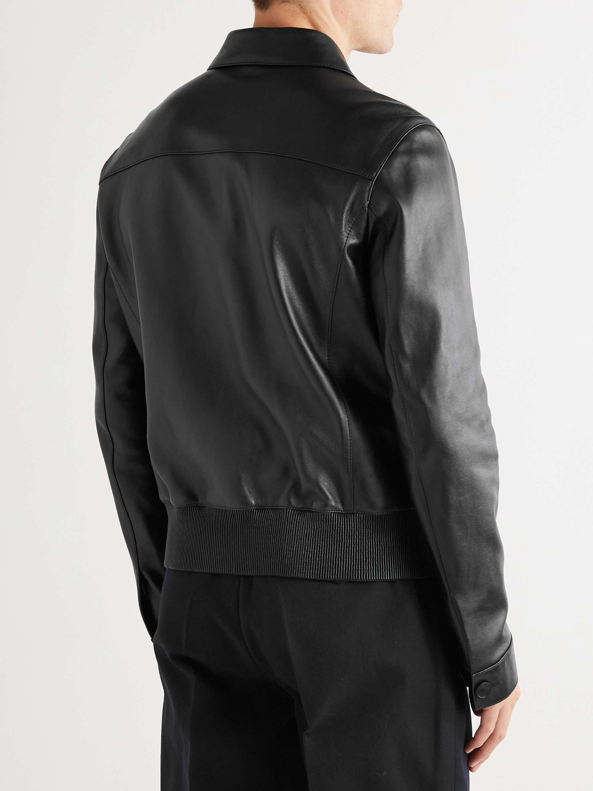 MR P. Nappa Leather Blouson Jacket