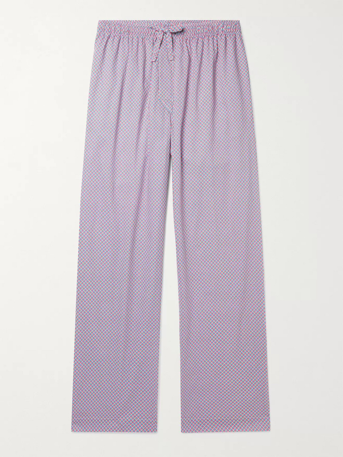Derek Rose Printed Cotton-poplin Pyjama Trousers In Multi