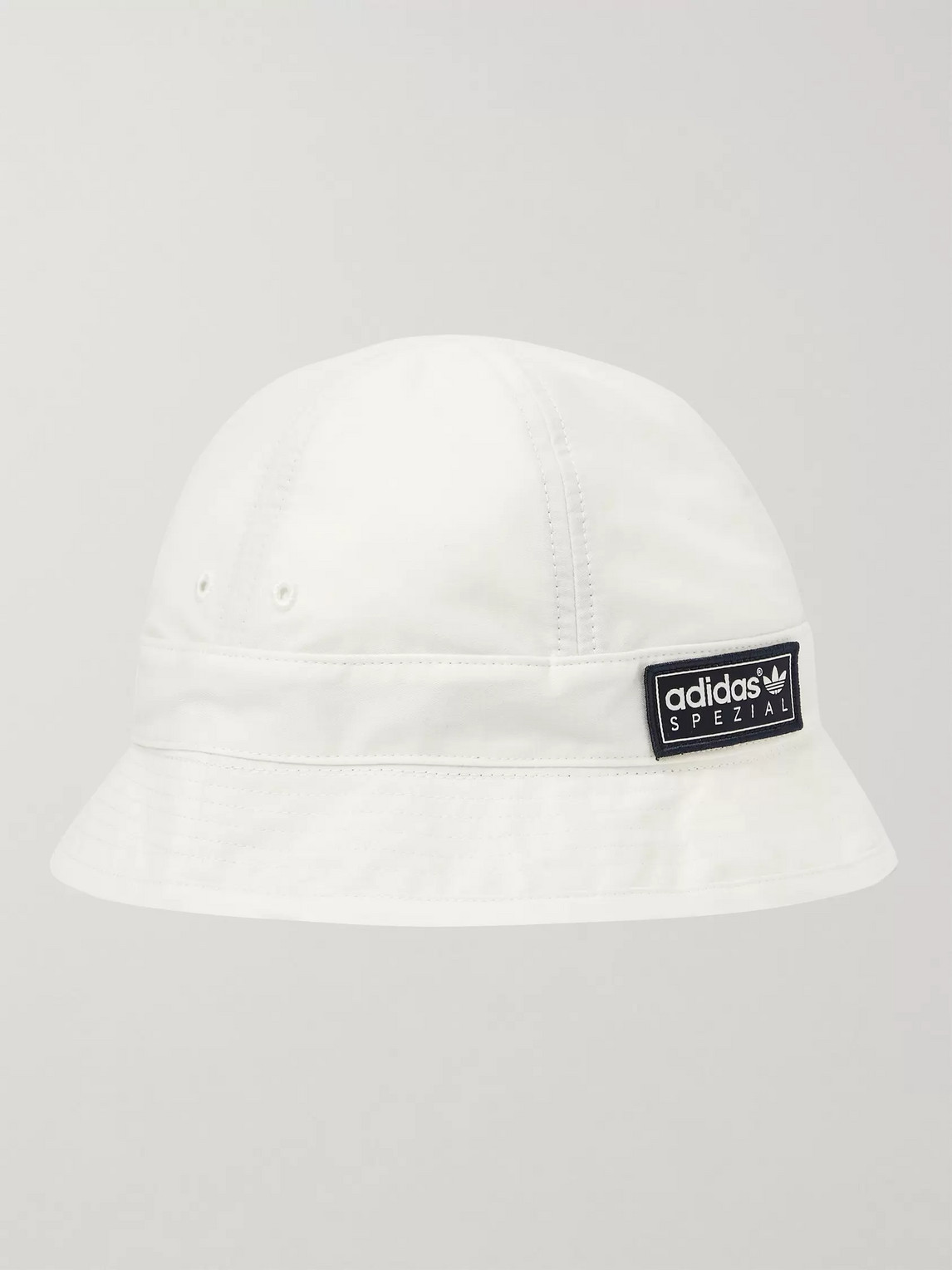 Adidas Consortium Spezial Meanwood Logo-appliquéd Cotton-twill Bucket Hat In White