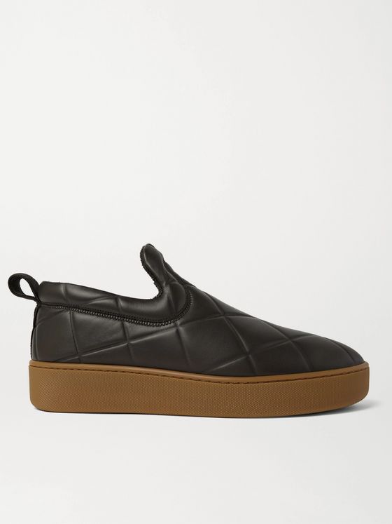 Maurizio Bellini 163 Italian cognac leather slip on shoes