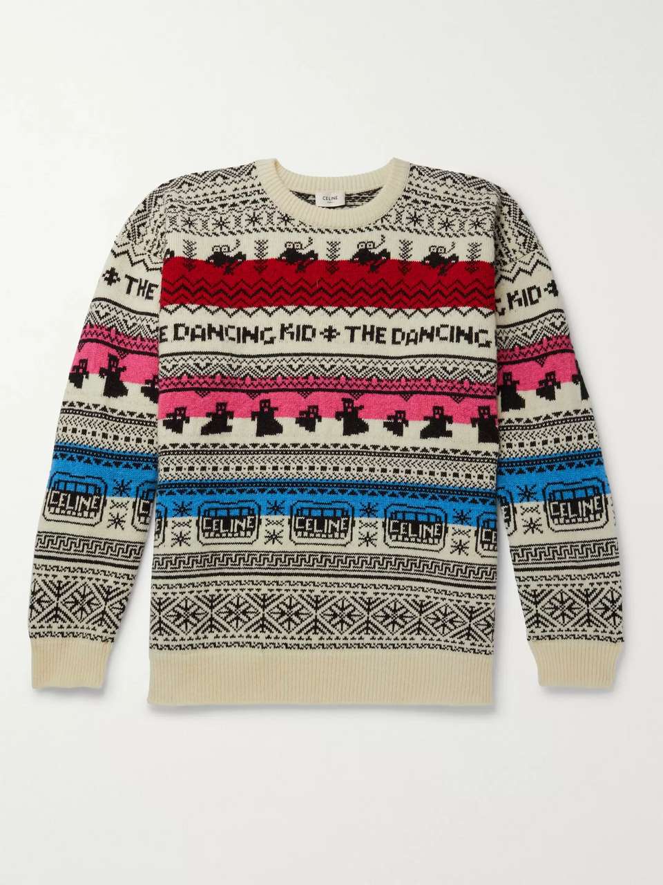 Multi Fair Isle Wool-Jacquard Sweater | CELINE HOMME | MR PORTER