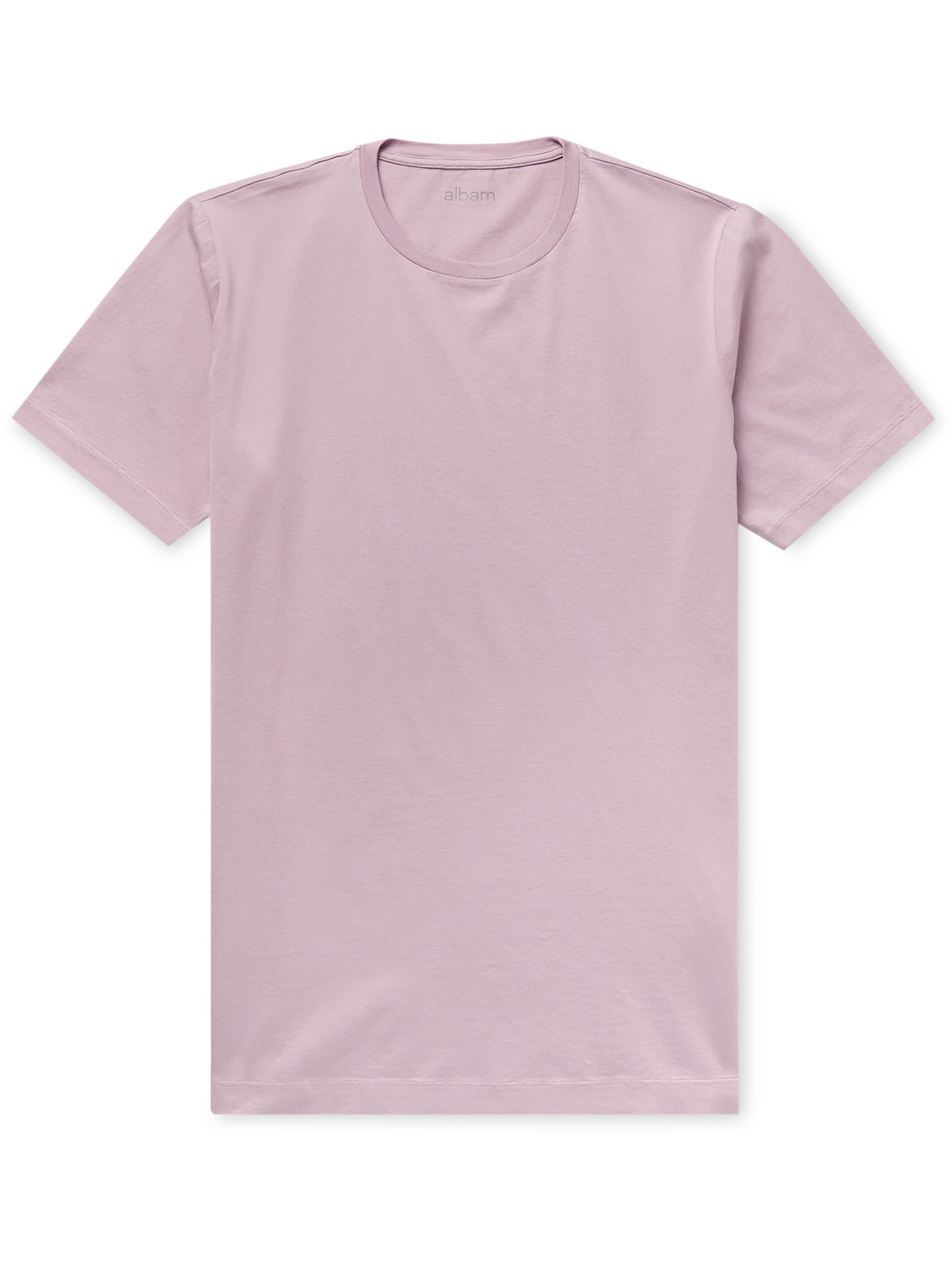 Albam Cotton-jersey T-shirt In Pink
