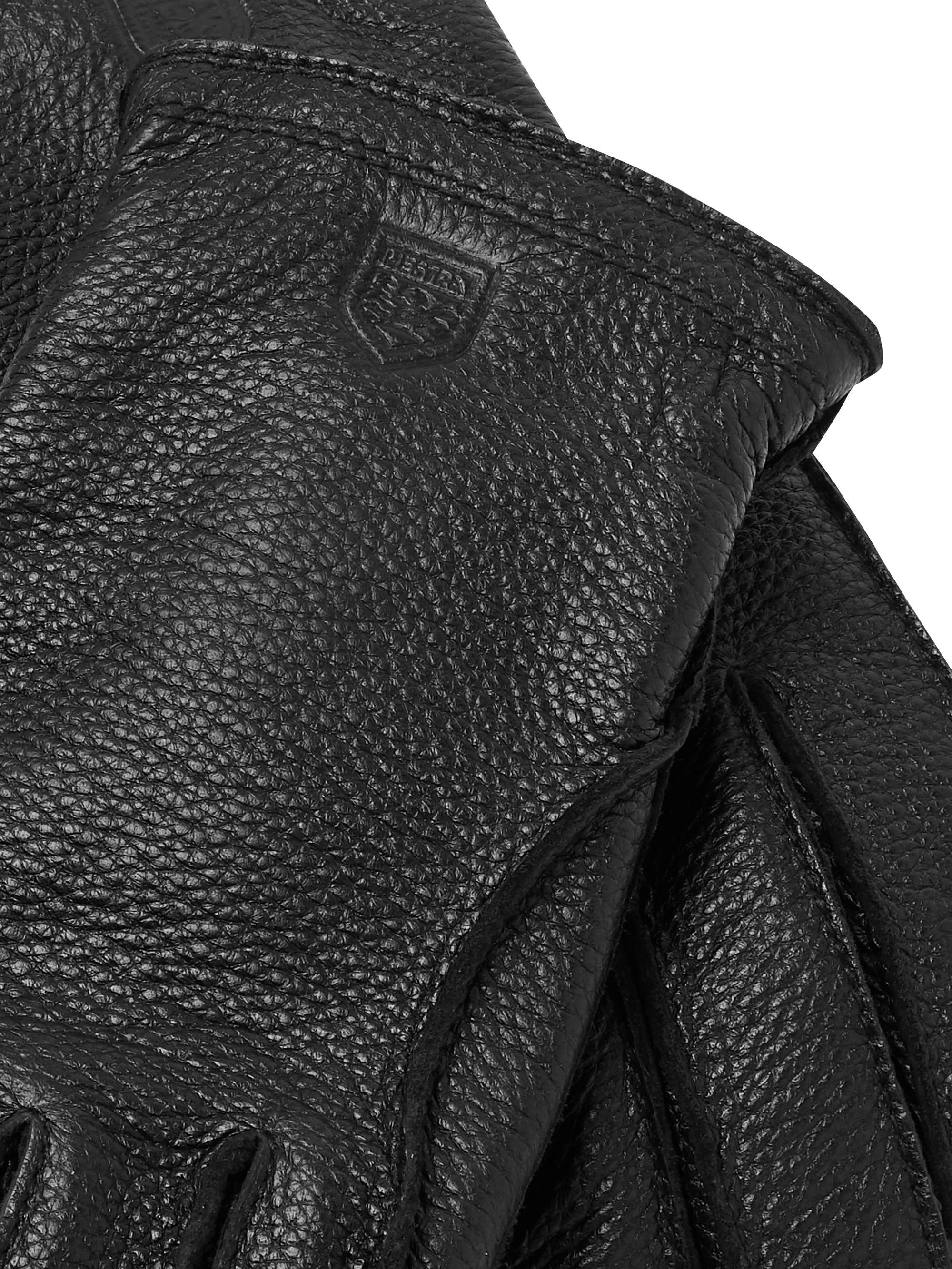 HESTRA Frode Wool-Lined Full-Grain Leather Gloves