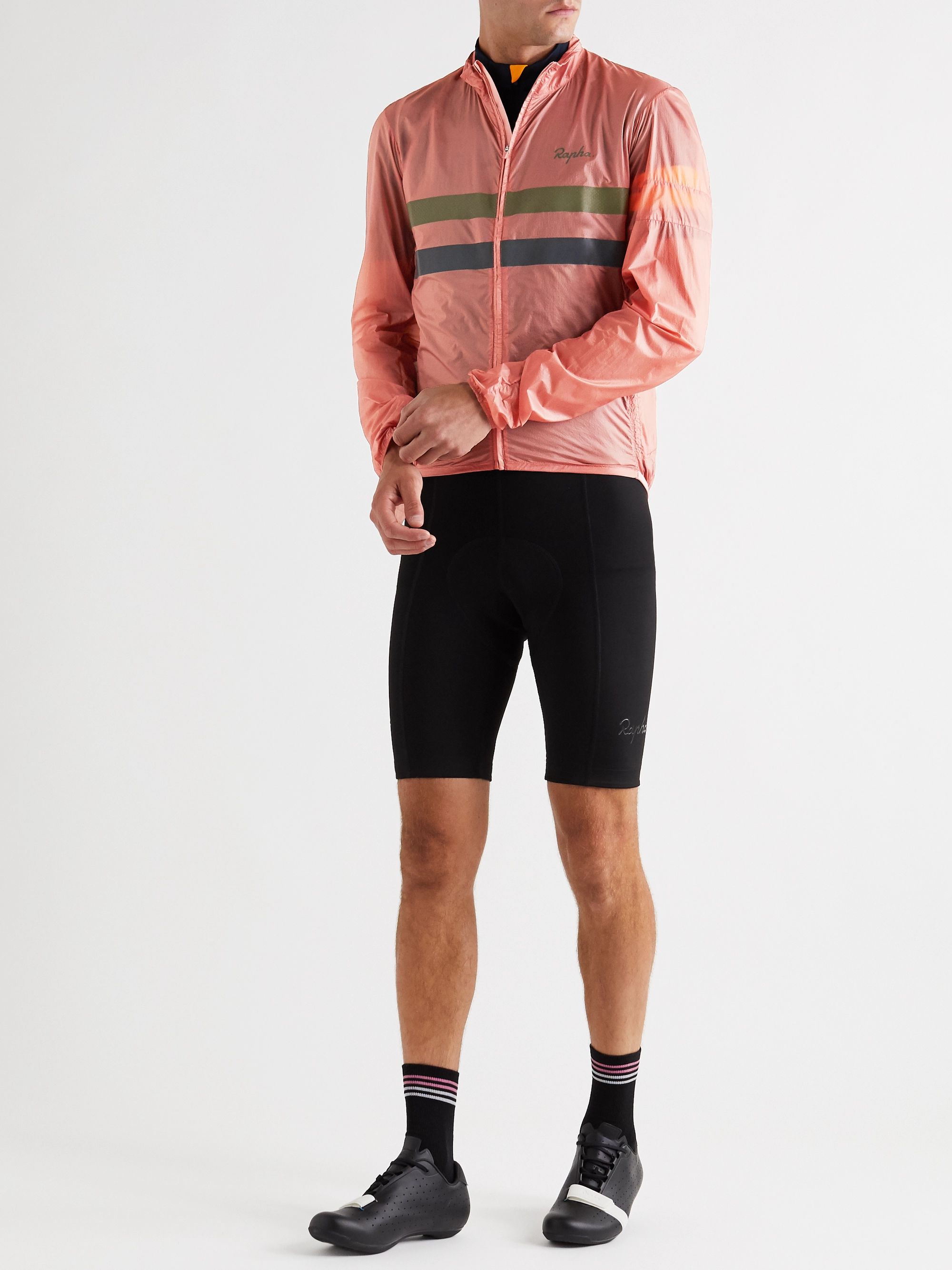 Pink Brevet Panelled Flyweight Shell Cycling Jacket | RAPHA | MR PORTER