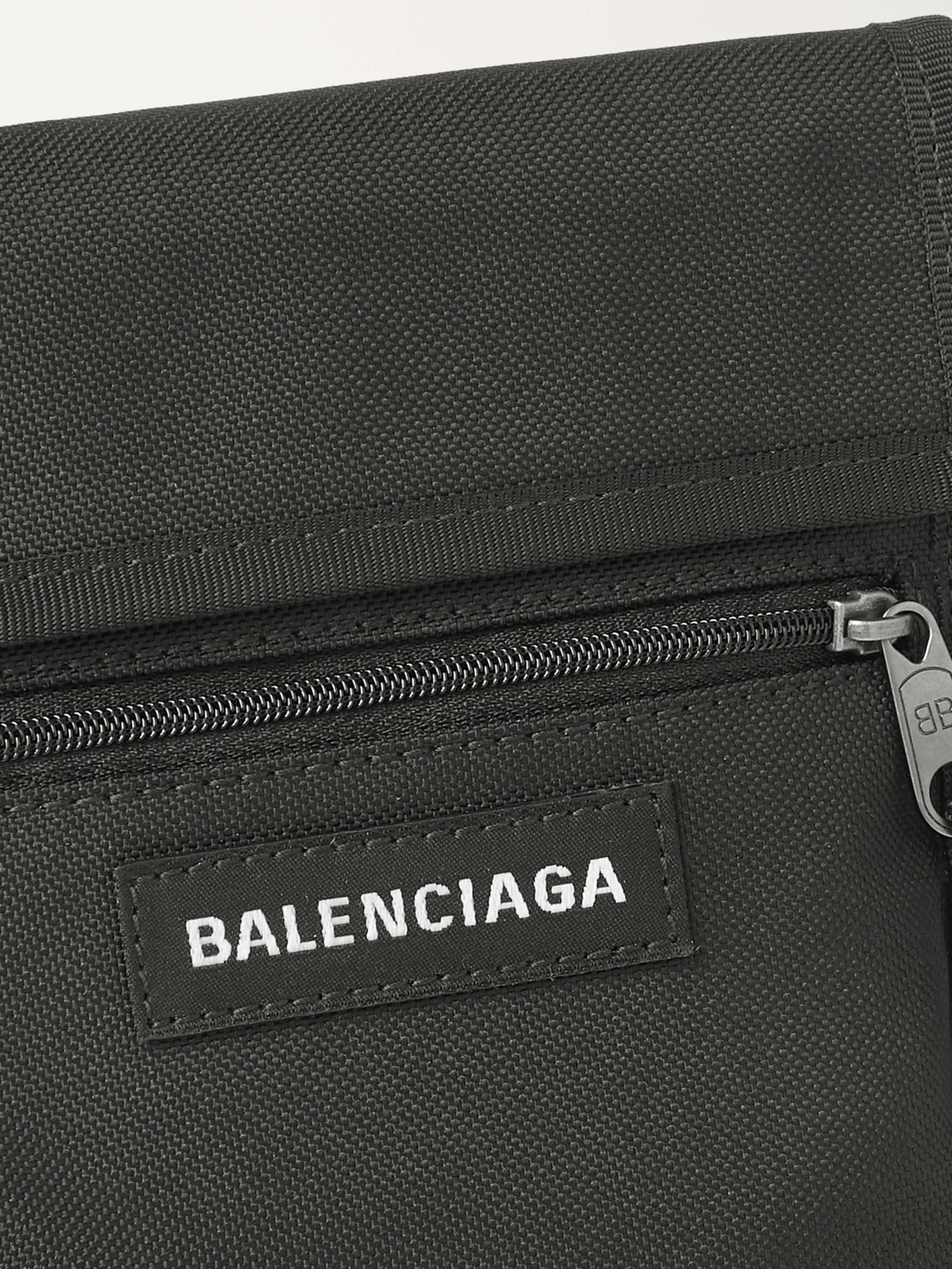 BALENCIAGA Explorer Logo-Appliquéd Canvas Messenger Bag