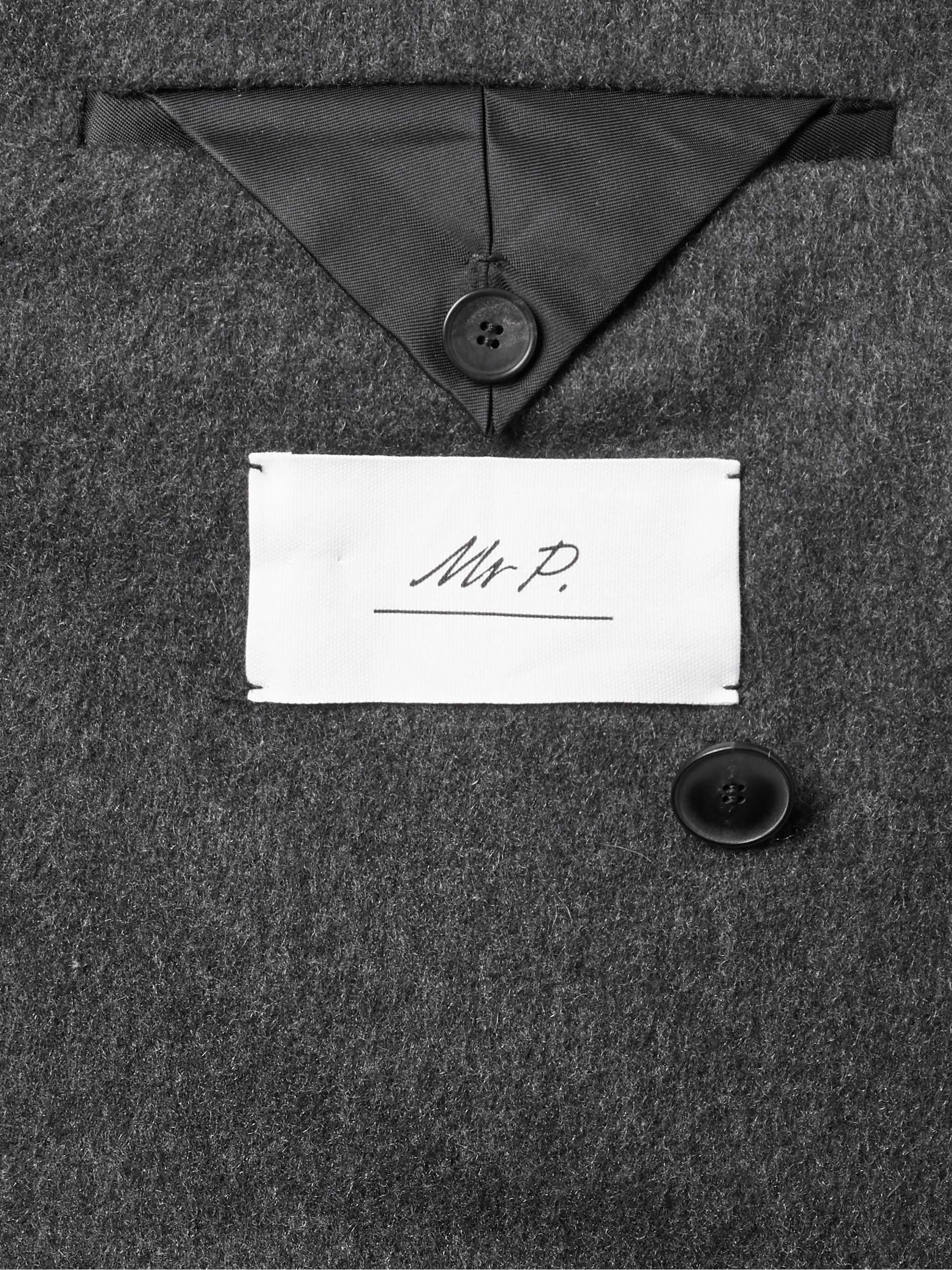 MR P. Double-Breasted Unstructured Cashmere Blazer