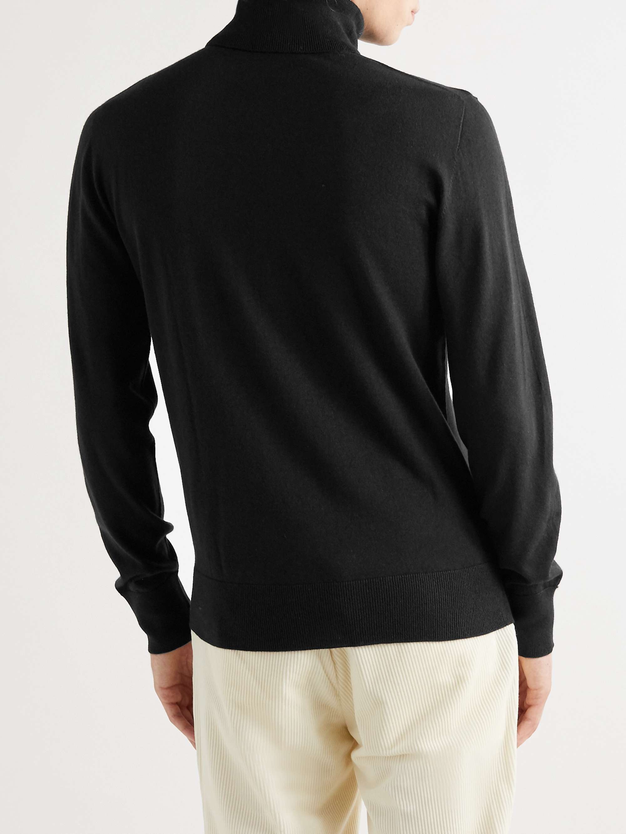 MR P. Slim-Fit Cashmere and Silk-Blend Rollneck Sweater