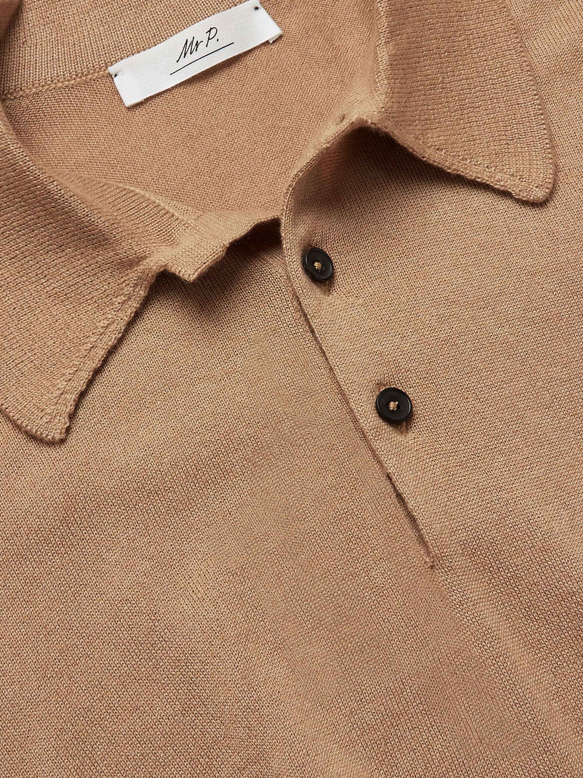 MR P. Cashmere and Silk-Blend Polo Shirt