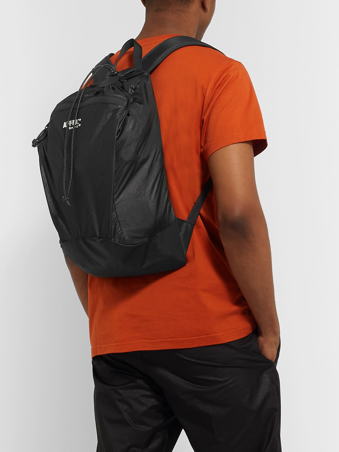 Affix Nylon Backpack In Black