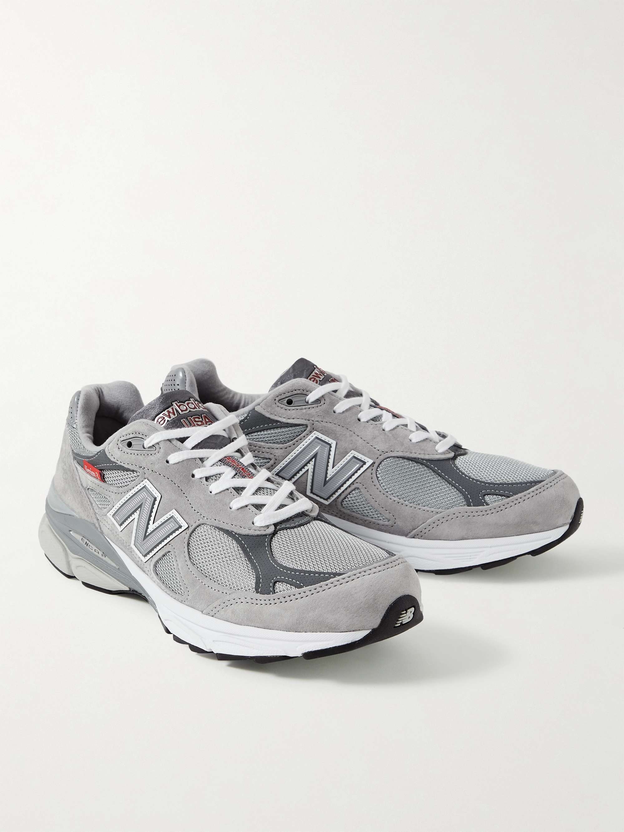 NEW BALANCE 990v3 Suede and Mesh Sneakers