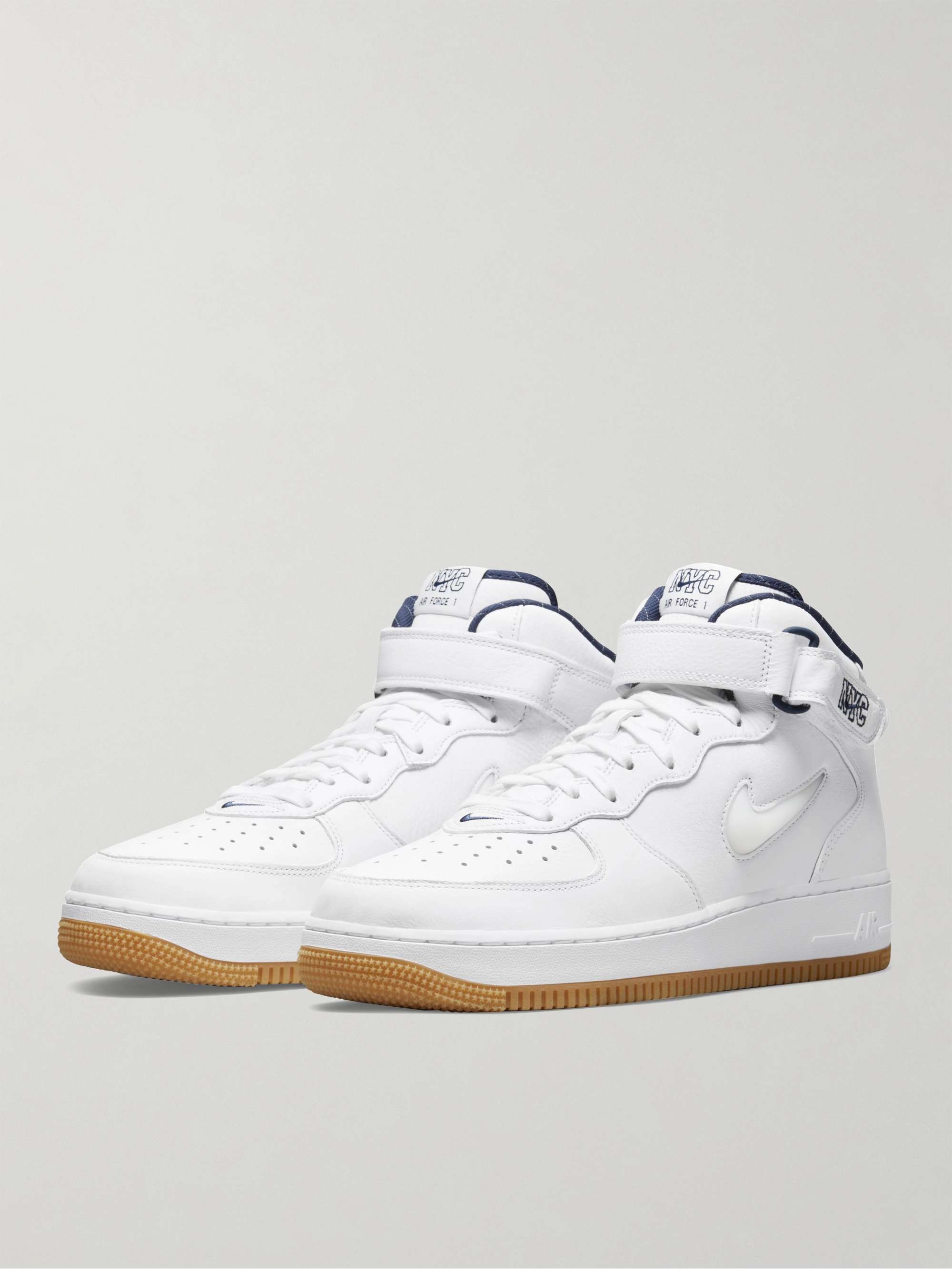 NIKE Air Force 1 Mid Leather Sneakers