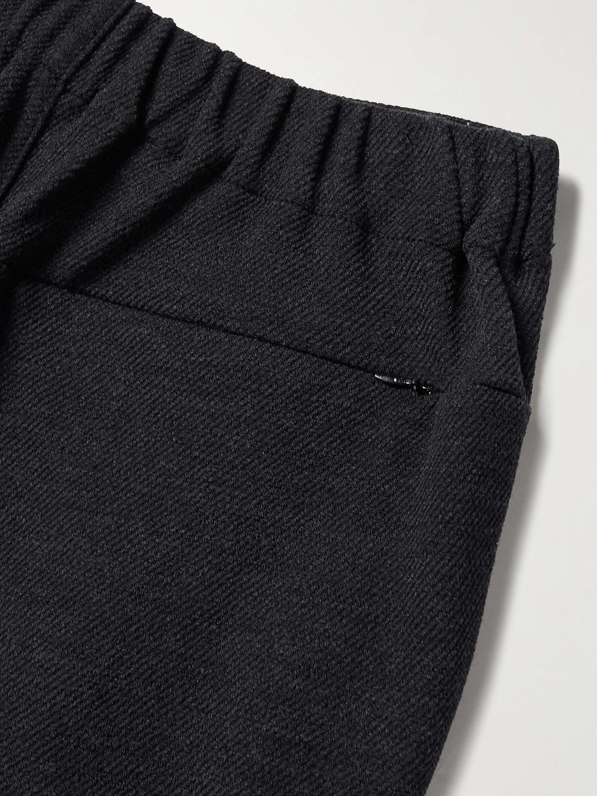 HAMILTON AND HARE Luxe Lounge Slim-Fit Merino Wool-Jersey Trousers