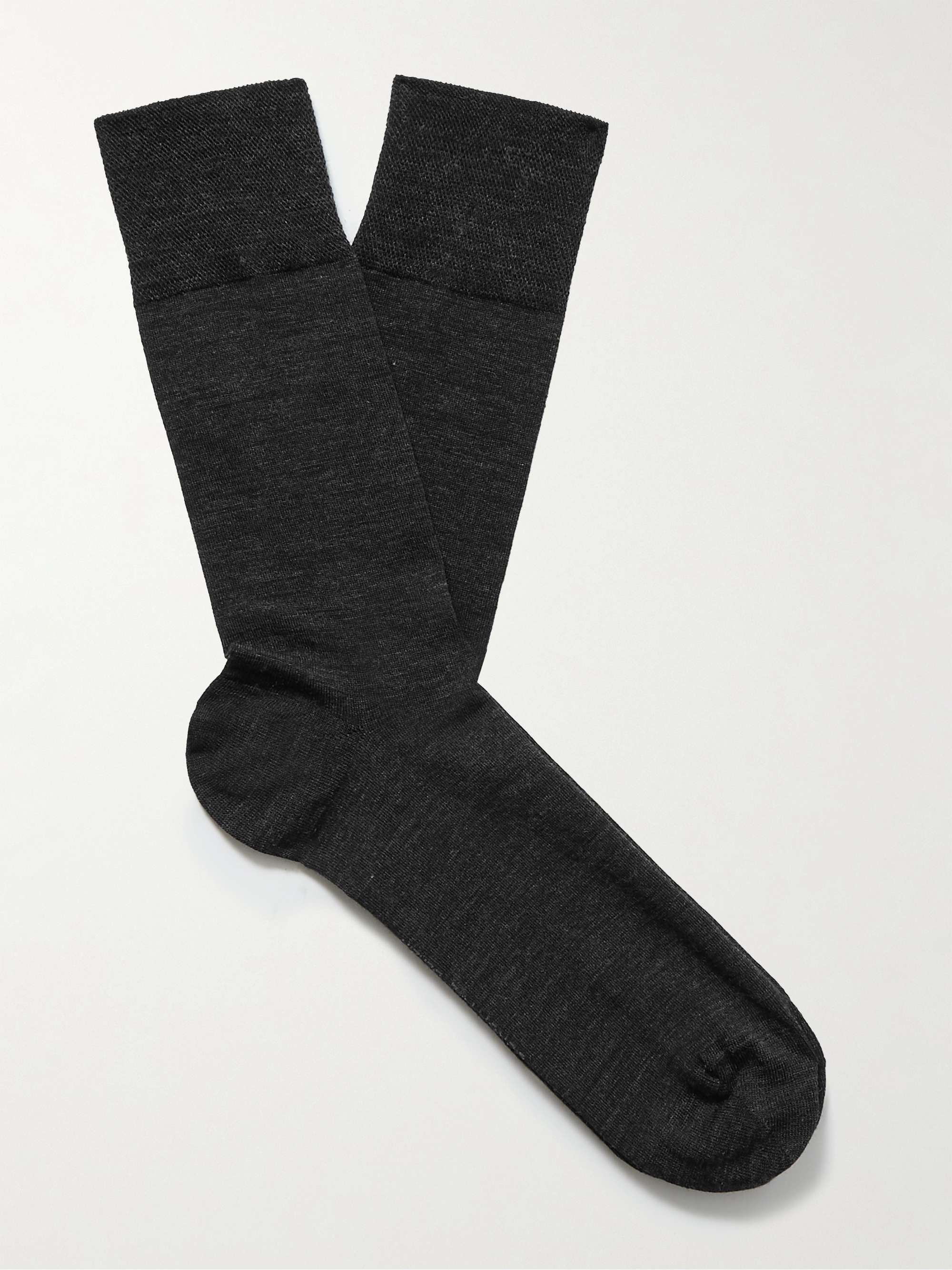 FALKE Sensitive London Virgin Wool-Blend Socks