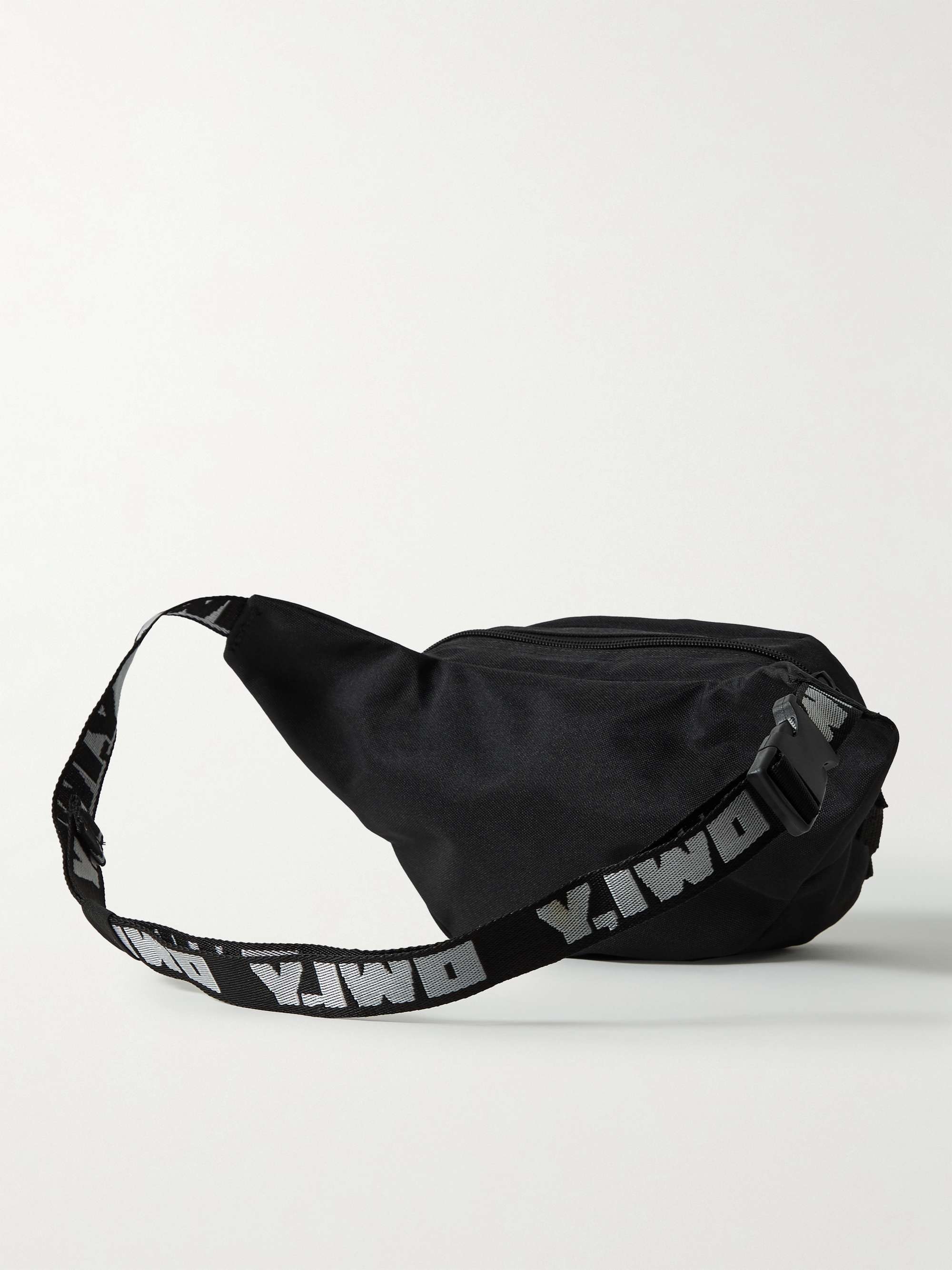 Y,IWO Logo-Appliquéd Canvas Belt Bag