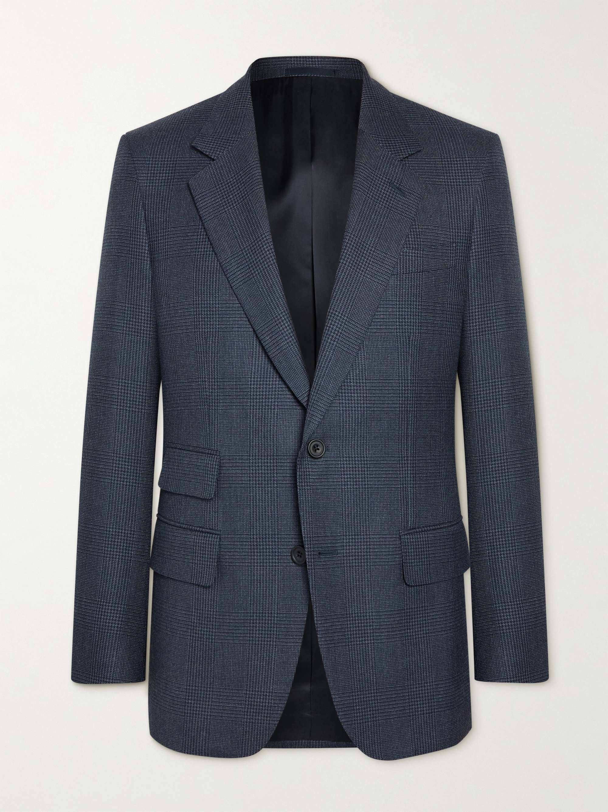 KINGSMAN Harry Slim-Fit Prince of Wales Checked Wool Suit Jacket