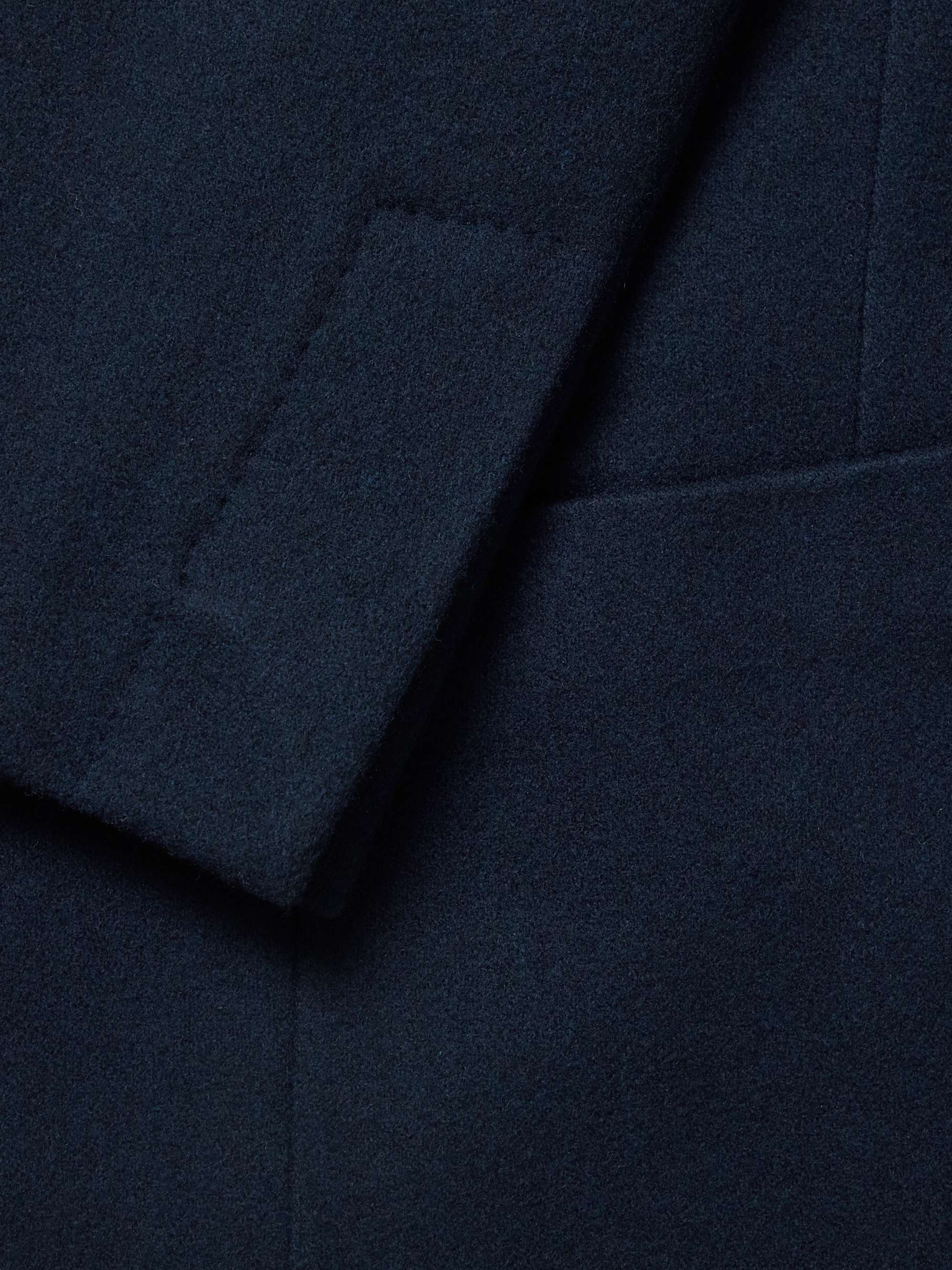 KINGSMAN Buggy Slim-Fit Nehru-Collar Cashmere Jacket