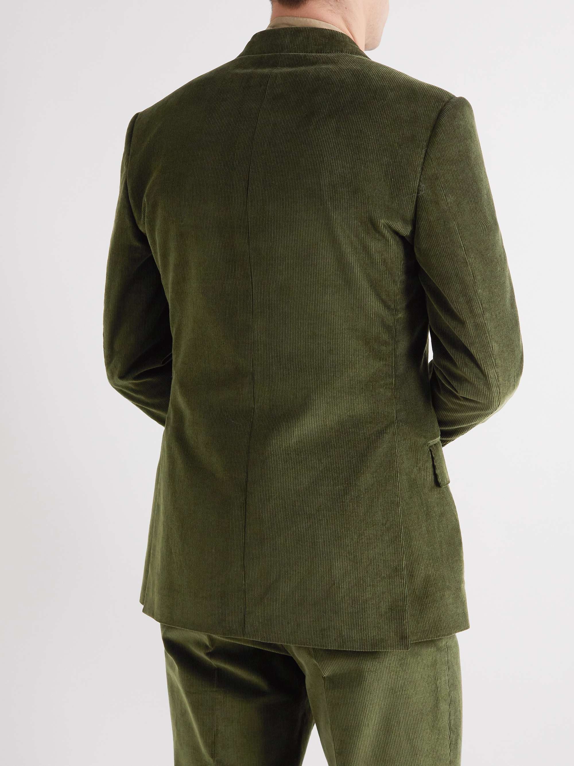 KINGSMAN Harry Slim-Fit Cotton and Cashmere-Blend Corduroy Suit Jacket